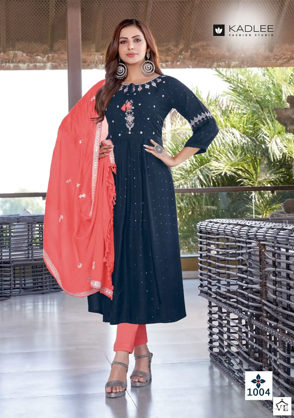 Kadlee Maitree Fancy Rayon Wholesale Designer Readymade Salwar Suit Catalog — Wholesale Salwar Suits, Kadlee Fashion Studio wholesale from Surat — view 3