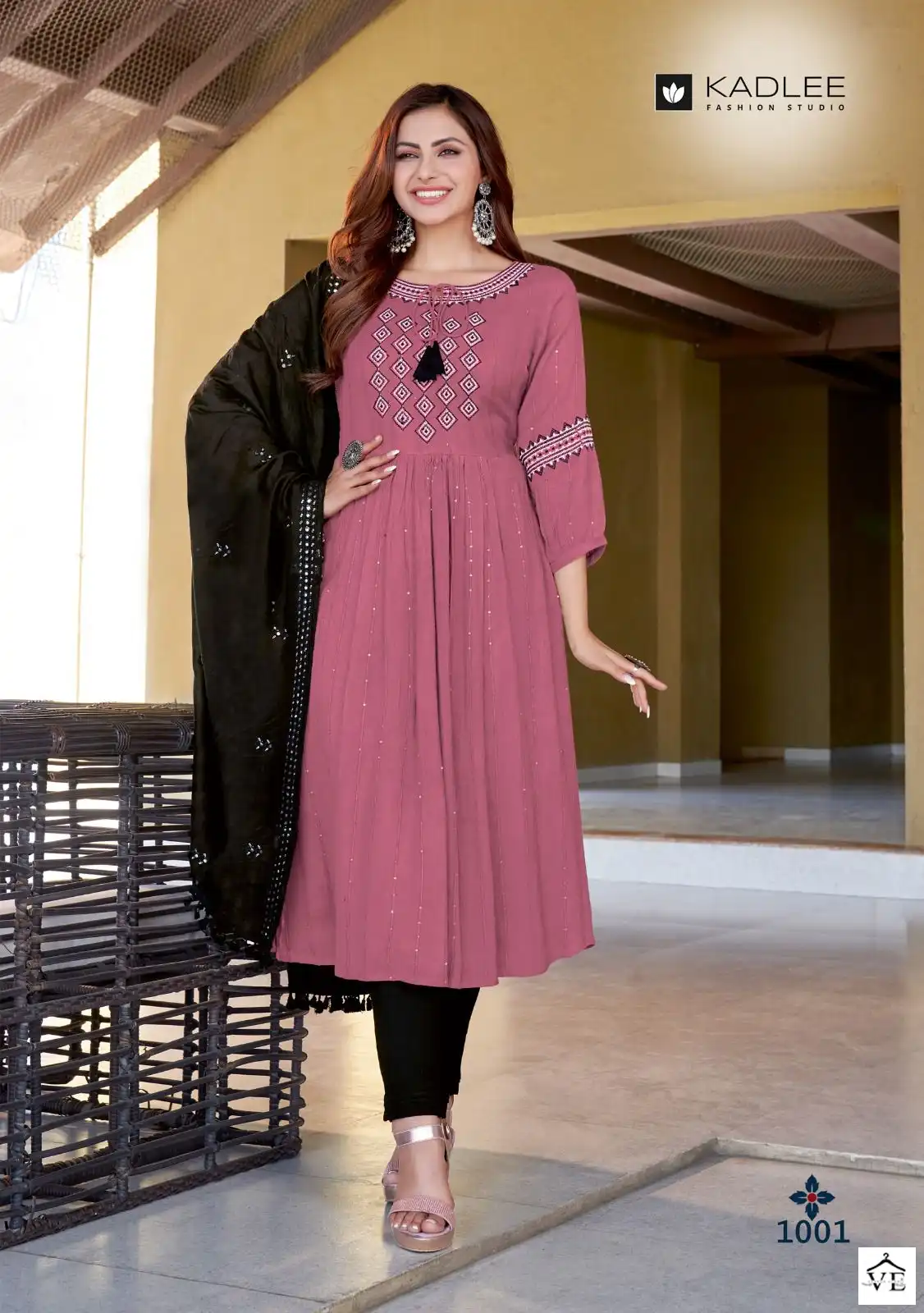 Kadlee Maitree Fancy Rayon Wholesale Designer Readymade Salwar Suit Catalog — Wholesale Salwar Suits, Kadlee Fashion Studio wholesale from Surat — view 4