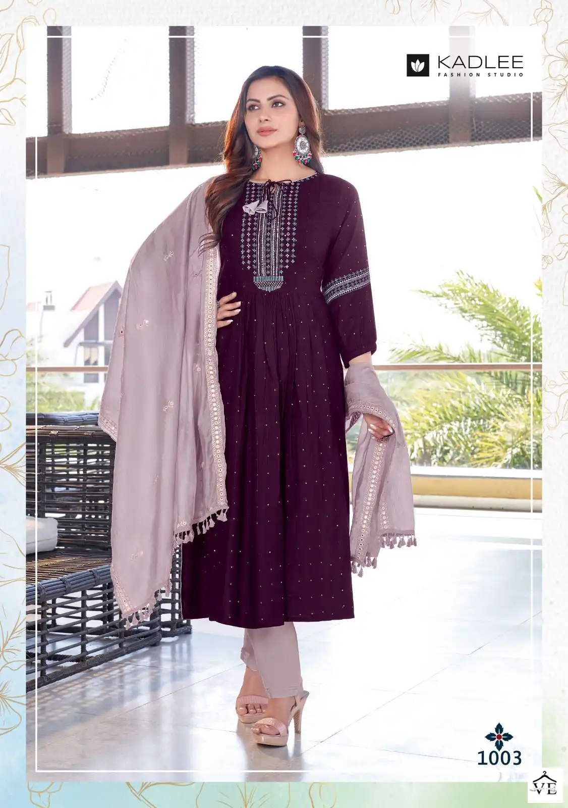 Kadlee Maitree Fancy Rayon Wholesale Designer Readymade Salwar Suit Catalog — Wholesale Salwar Suits, Kadlee Fashion Studio wholesale from Surat — view 5