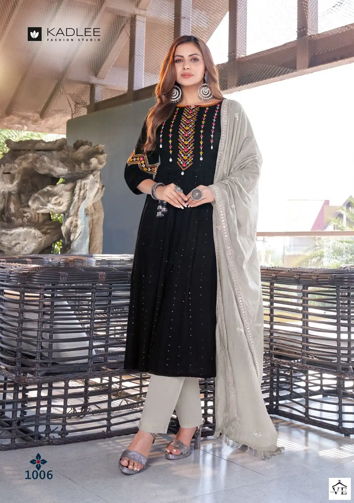 Kadlee Maitree Fancy Rayon Wholesale Designer Readymade Salwar Suit Catalog — Wholesale Salwar Suits, Kadlee Fashion Studio wholesale from Surat — view 6