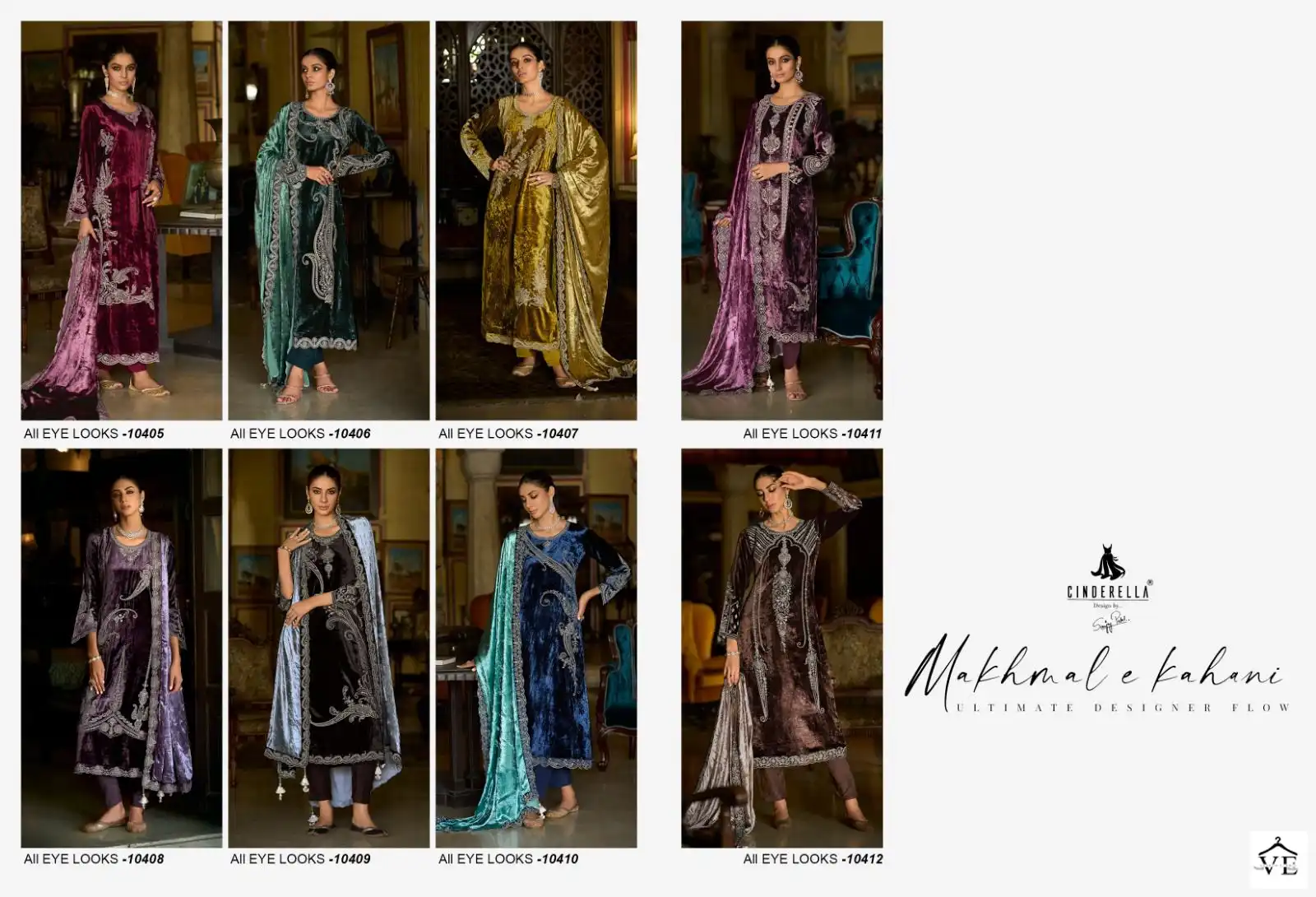Ibiza Makhmal E Kahani Pure Palermo Viscose Velvet Wholesale Designer Winter Wear Salwar Suit Catalog — Wholesale Salwar Suits, MPA wholesale from Surat — view 12