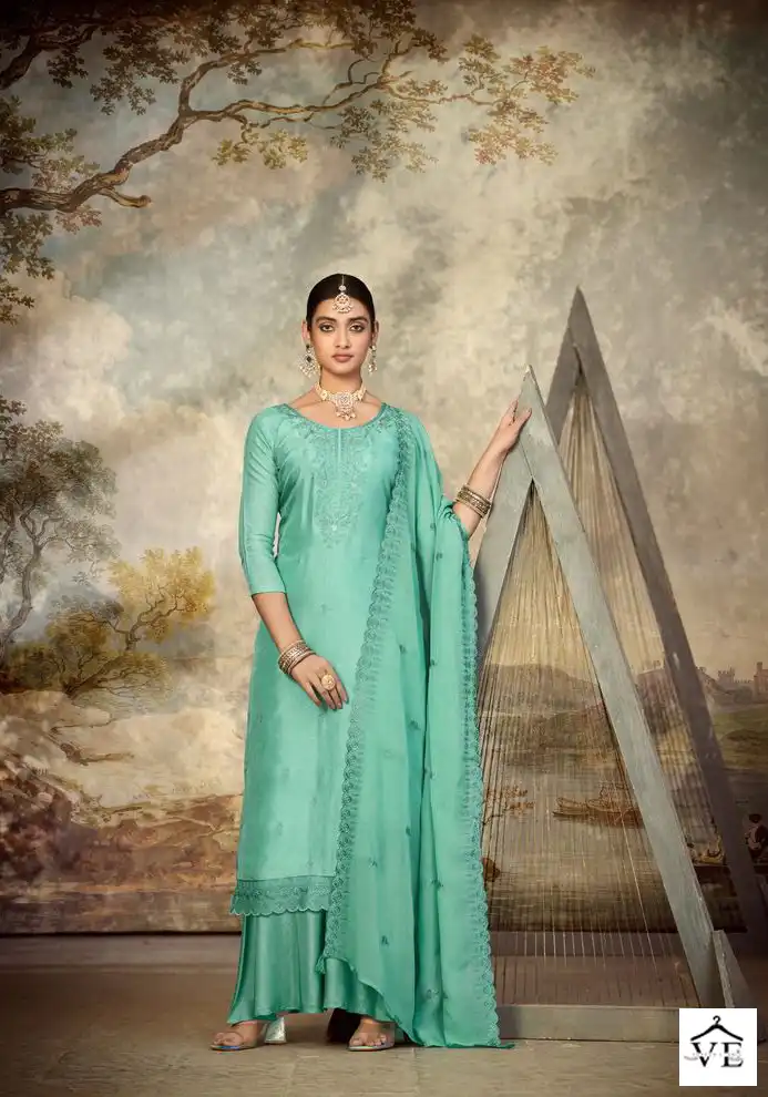 Nishant Fashion Malika Pure Viscose Slab Wholesale Designer Salwar Suit Catalog — Wholesale Salwar Suits, MPA wholesale from Surat - Gallery Image 4