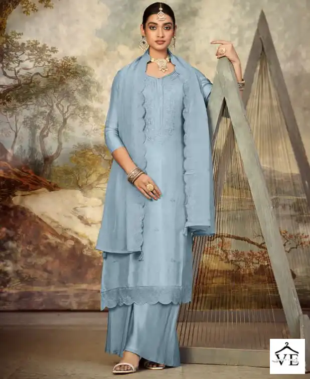 Nishant Fashion Malika Pure Viscose Slab Wholesale Designer Salwar Suit Catalog — Wholesale Salwar Suits, MPA wholesale from Surat — view 1