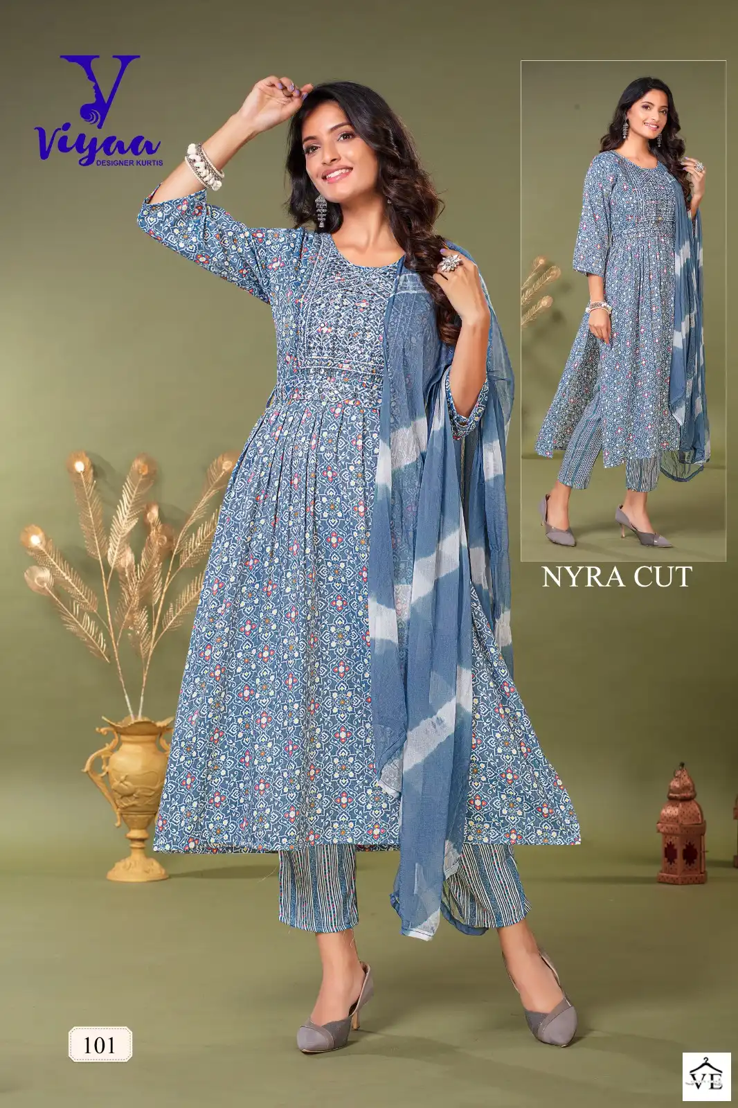 Viyaa Designe Malini V1 Pure Original Capsule Rayon Wholesale Readymade Salwar Suit Catalog — Wholesale Salwar Suits, MPA wholesale from Surat - Gallery Image 2