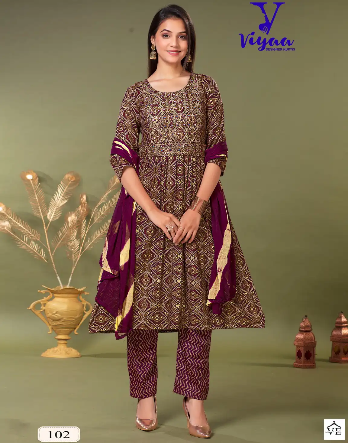 Viyaa Designe Malini V1 Pure Original Capsule Rayon Wholesale Readymade Salwar Suit Catalog — Wholesale Salwar Suits, MPA wholesale from Surat — view 1