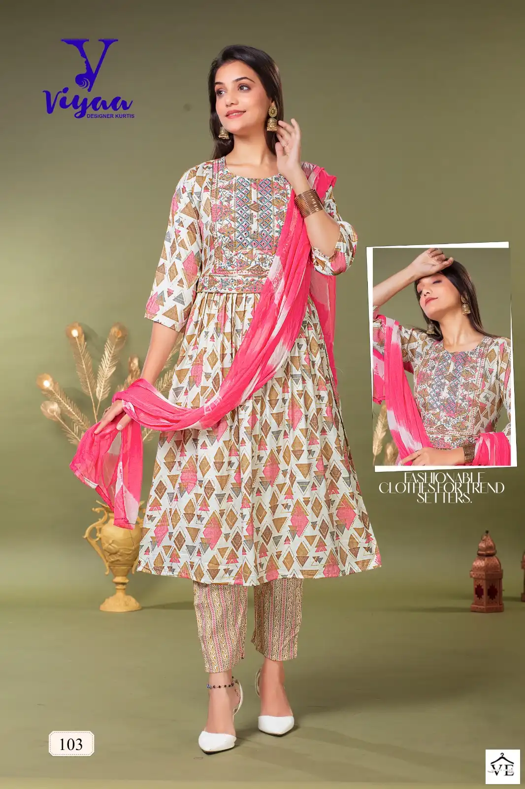 Viyaa Designe Malini V1 Pure Original Capsule Rayon Wholesale Readymade Salwar Suit Catalog — Wholesale Salwar Suits, MPA wholesale from Surat - Gallery Image 4