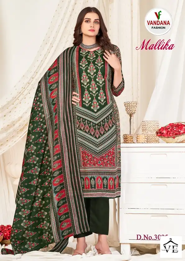 Vandana Mallika Vol 3 Cotton Wholesale Fancy Salwar Suit Catalog — Wholesale Salwar Suits, MPA wholesale from Surat - Gallery Image 5