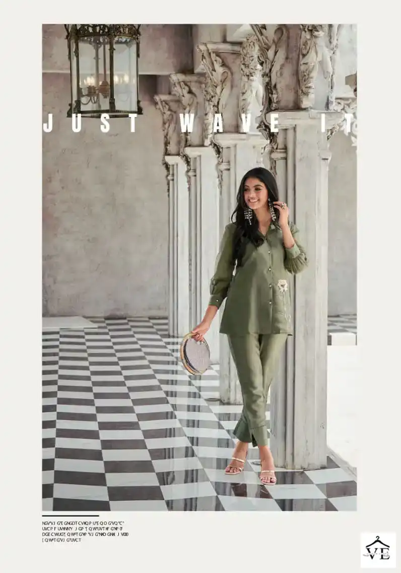 Lady Leela Marbles Pure Handwork On Viscose Organza Wholesale Co-Ord Set Catalog — Wholesale Kurtis, Lady Leela wholesale from Surat - Gallery Image 4