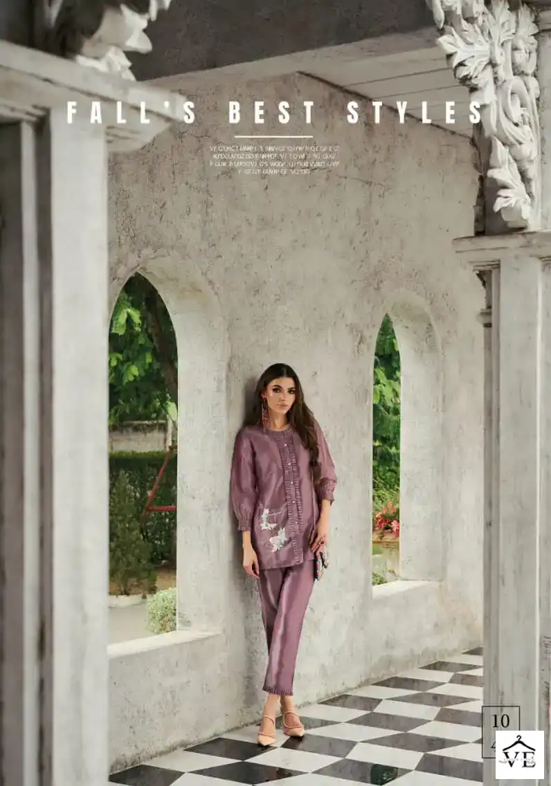 Lady Leela Marbles Pure Handwork On Viscose Organza Wholesale Co-Ord Set Catalog — Wholesale Kurtis, Lady Leela wholesale from Surat - Gallery Image 5