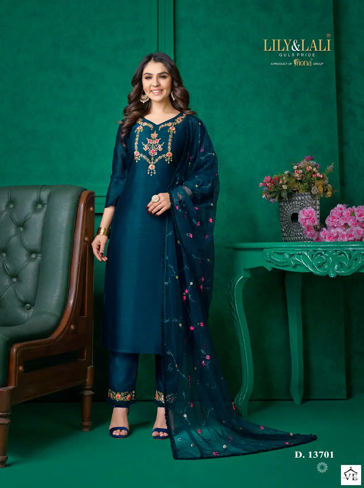 Lily & Lali Maria 9 Vol 3 Super Silk Wholesale Designer Readymade Salwar Suit Catalog - Image 2