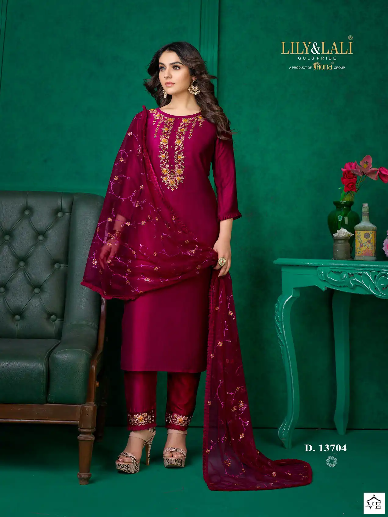 Lily & Lali Maria 9 Vol 3 Super Silk Wholesale Designer Readymade Salwar Suit Catalog - Image 3