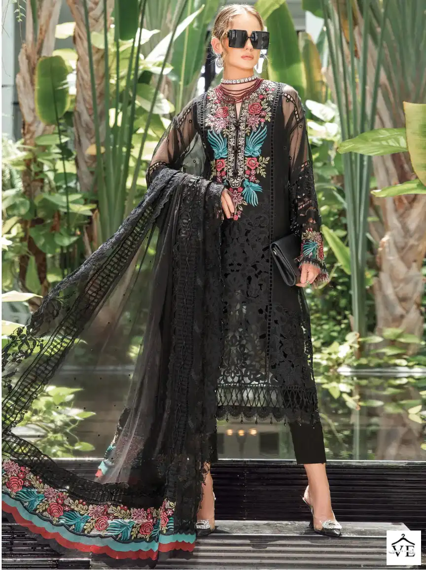 Dinsaa Maria B Vol 3-208 Pure Cotton Wholesale Pakistani Suit — Wholesale Salwar Suits, MPA wholesale from Surat — view 1