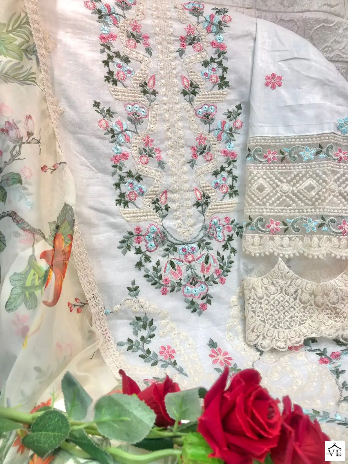 Alif Fashion Maryam Vol 1 Pure Cambric Cotton Wholesale Designer Pakistani Salwar Suit Catalog — Wholesale Salwar Suits, MPA wholesale from Surat - Gallery Image 2
