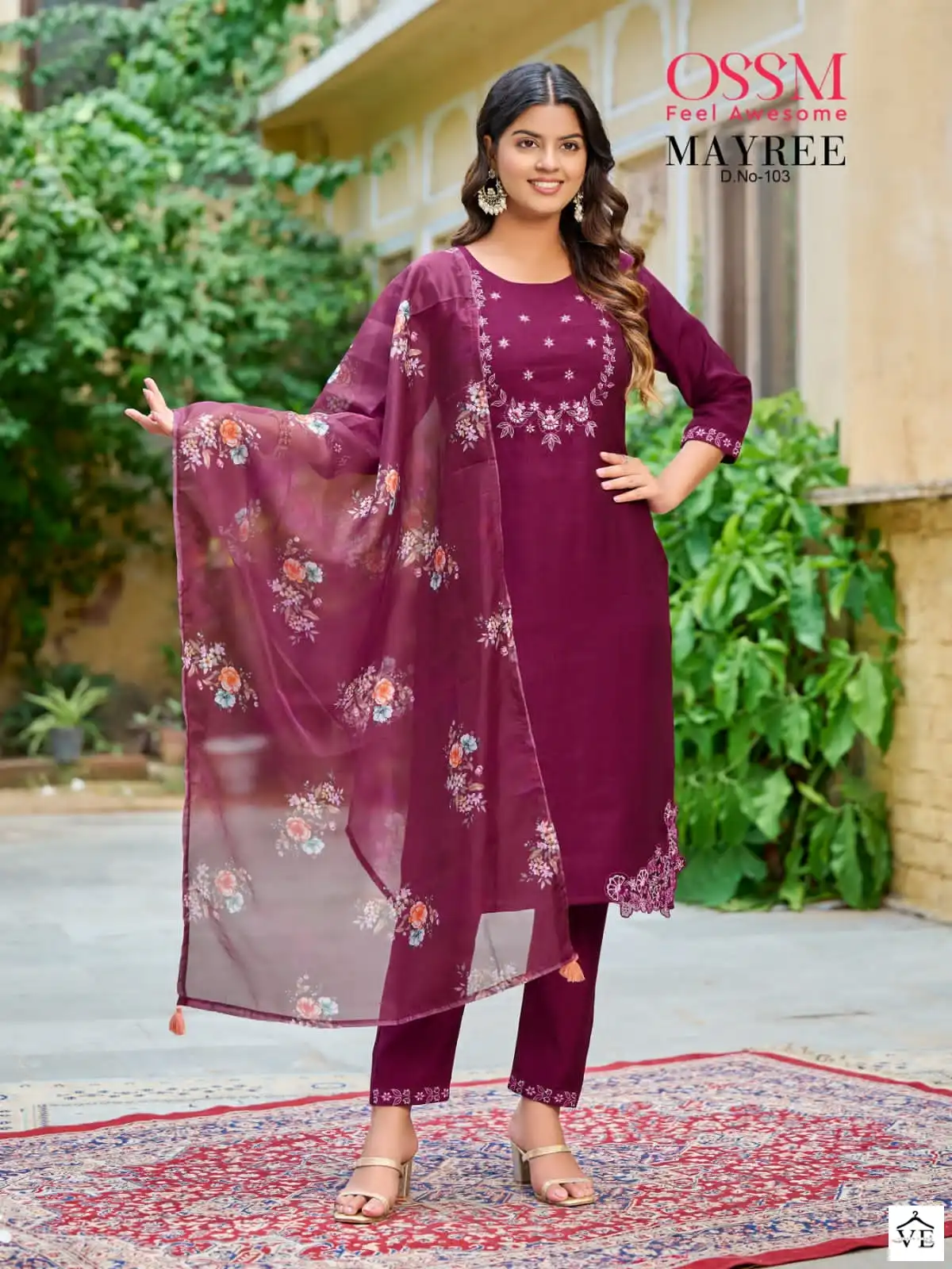 Ossm Mayree Premium Fancy Pure Viscos Wholesale Designer Readymade Salwar Suit Catalog — Wholesale Salwar Suits, MPA wholesale from Surat - Gallery Image 2