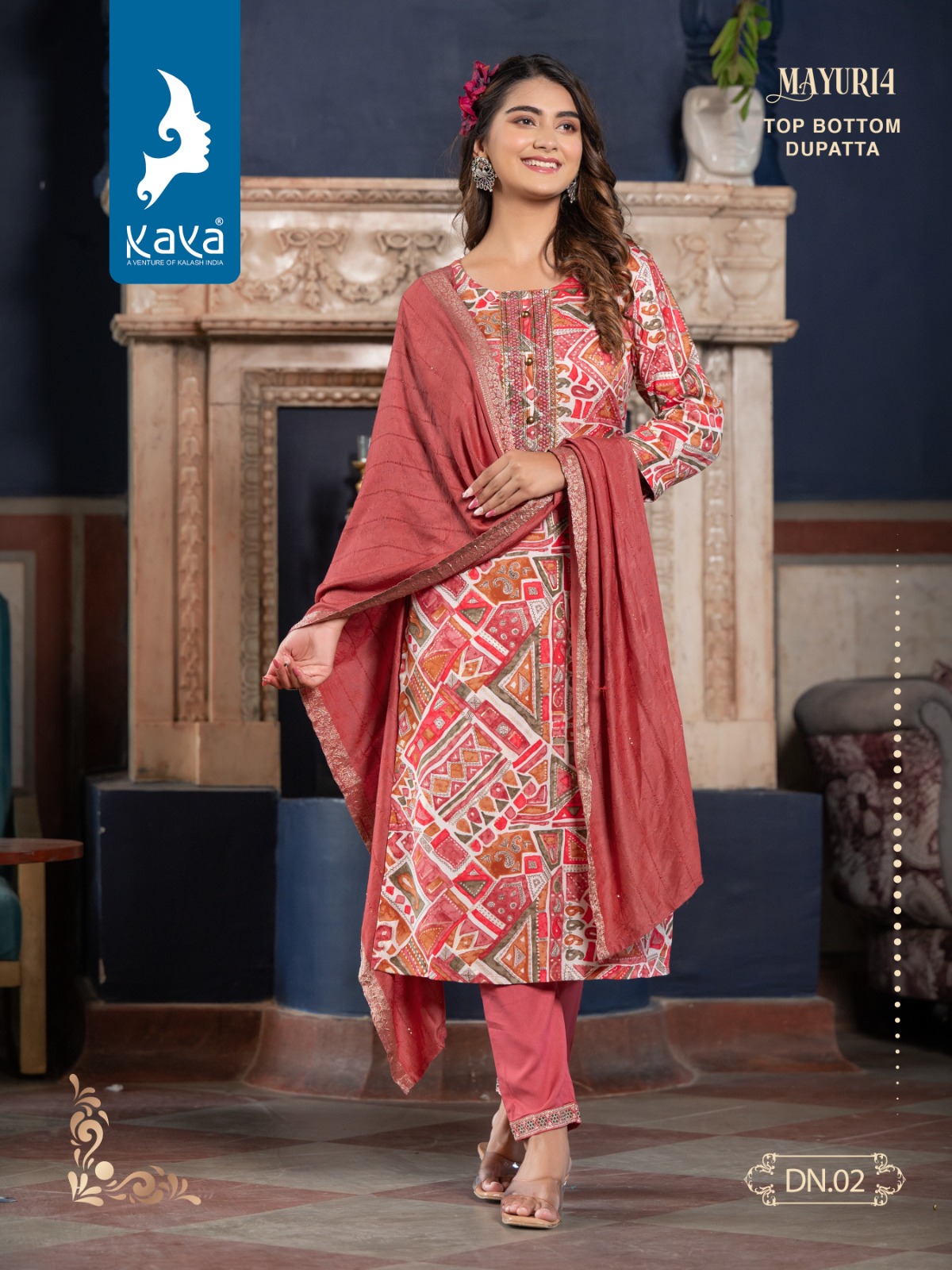 Kaya Mayuri 4 Rayon Prints Wholesale Readymade Salwar Suit Catalog — Wholesale Salwar Suits, Mayur Dress wholesale from Surat - Gallery Image 4