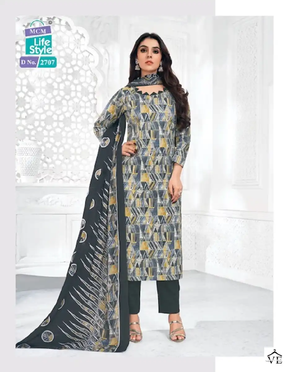 Mcm Priyalaxmi Vol 27 Pure Cotton Wholesale Salwar Suit Catalog — Wholesale Salwar Suits, Mcm wholesale from Surat - Gallery Image 10
