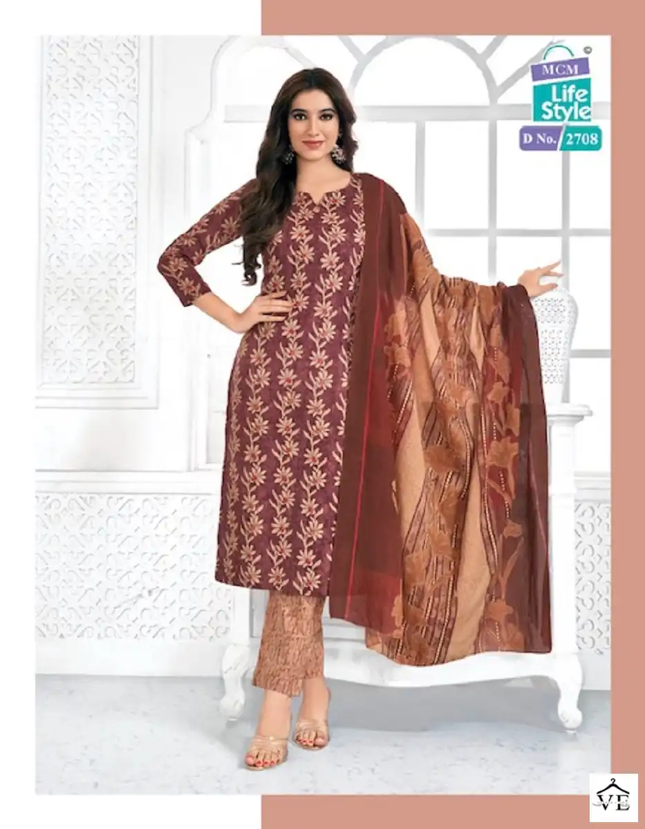 Mcm Priyalaxmi Vol 27 Pure Cotton Wholesale Salwar Suit Catalog — Wholesale Salwar Suits, Mcm wholesale from Surat - Gallery Image 11