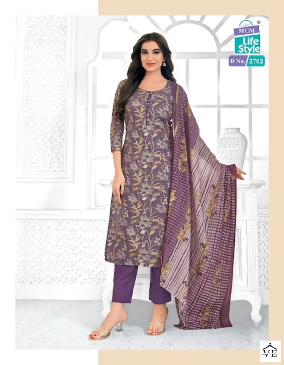 Mcm Priyalaxmi Vol 27 Pure Cotton Wholesale Salwar Suit Catalog — Wholesale Salwar Suits, Mcm wholesale from Surat - Gallery Image 3