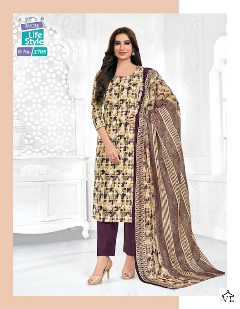 Mcm Priyalaxmi Vol 27 Pure Cotton Wholesale Salwar Suit Catalog — Wholesale Salwar Suits, Mcm wholesale from Surat - Gallery Image 5