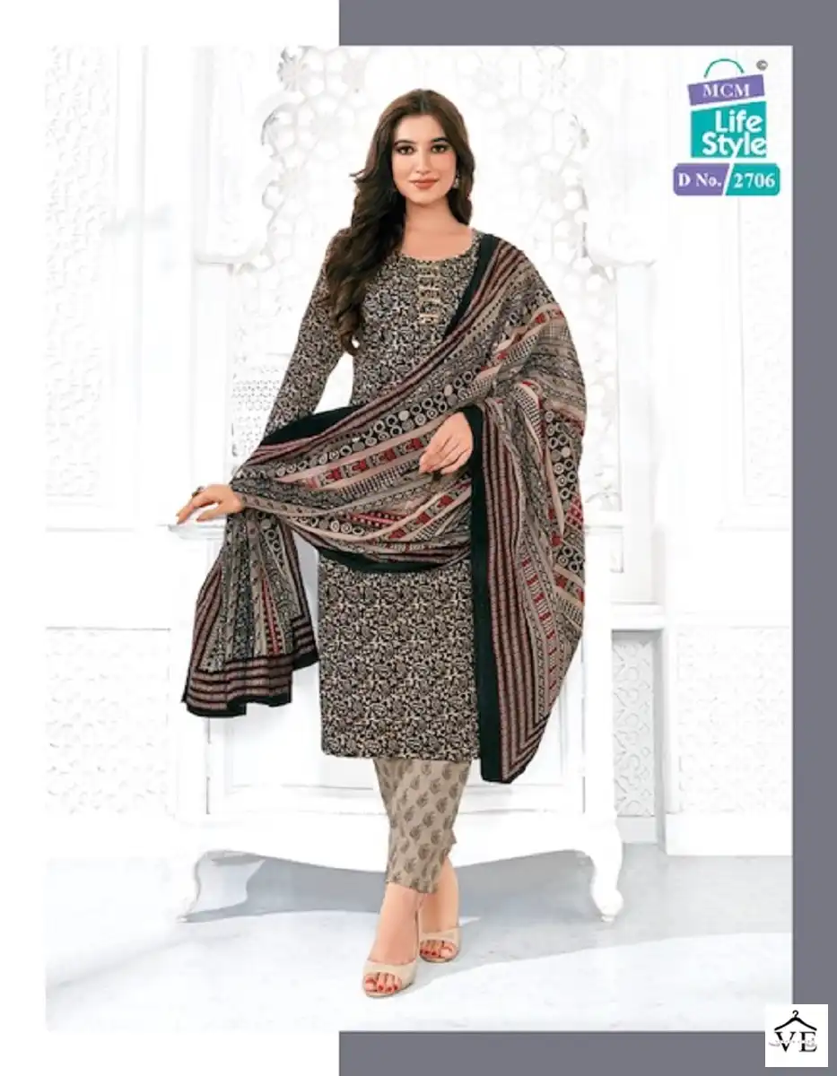 Mcm Priyalaxmi Vol 27 Pure Cotton Wholesale Salwar Suit Catalog — Wholesale Salwar Suits, Mcm wholesale from Surat - Gallery Image 6