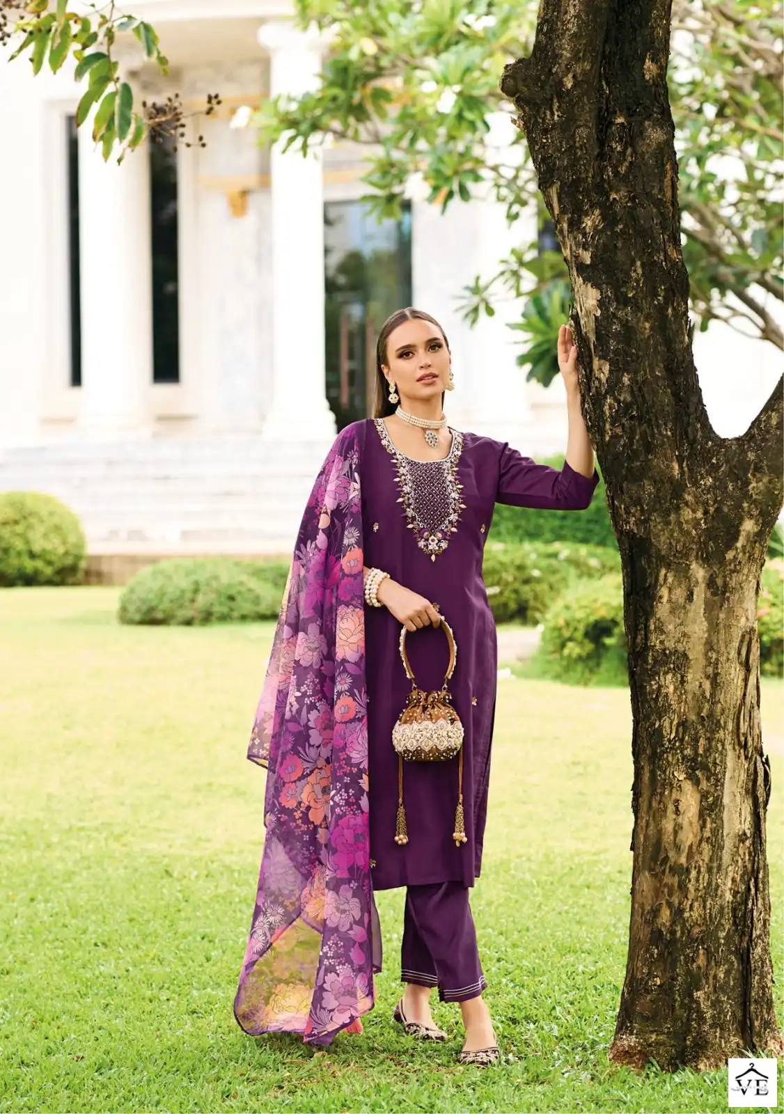 Kailee Fashion Mehboob Viscose Wholesale Fancy Hand Work Designer Salwar Suit Catalog — Wholesale Salwar Suits, Kailee Fashion wholesale from Surat - Gallery Image 2