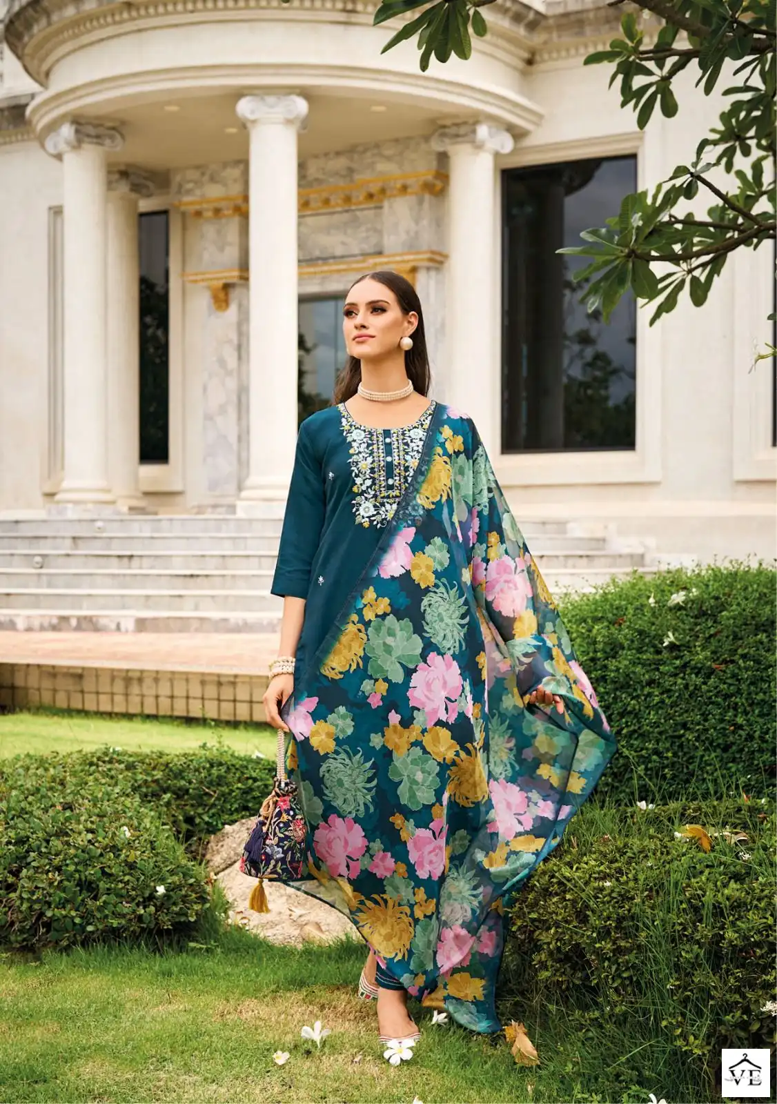 Kailee Fashion Mehboob Viscose Wholesale Fancy Hand Work Designer Salwar Suit Catalog — Wholesale Salwar Suits, Kailee Fashion wholesale from Surat - Gallery Image 5