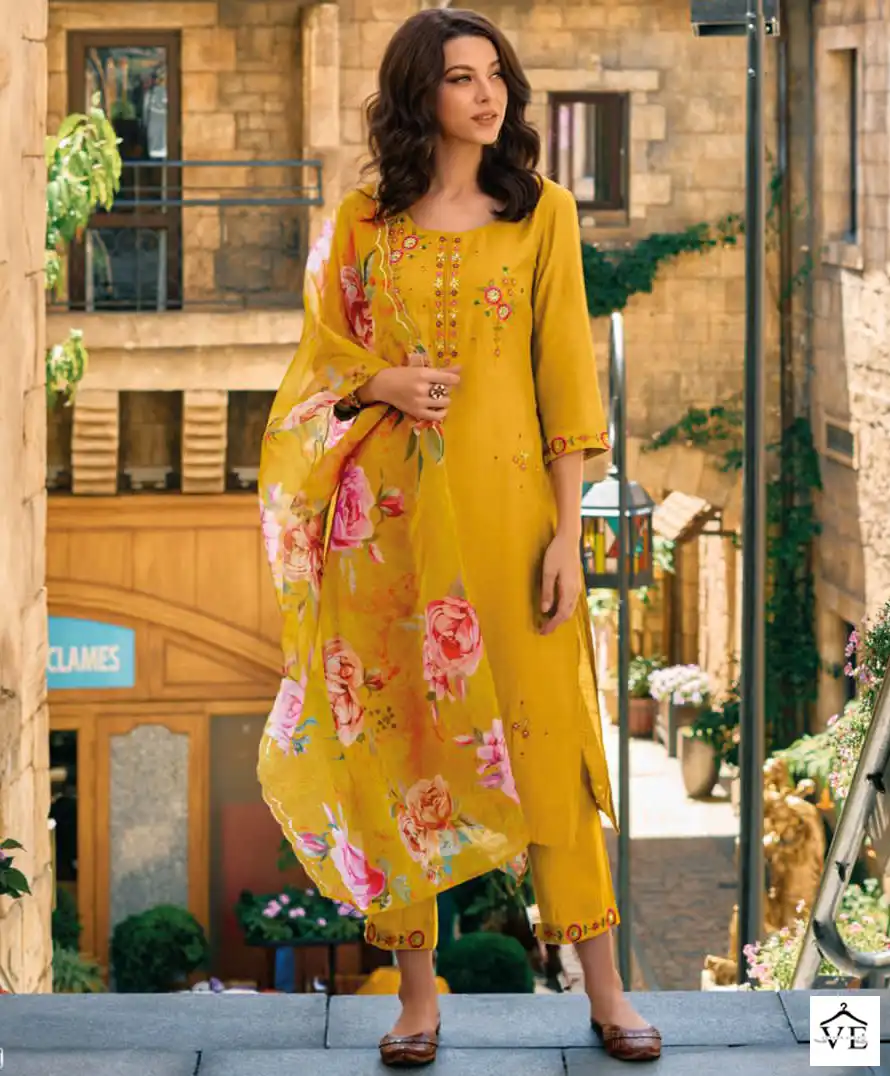 Leela Meher Pure Viscose Wholesale Readymade Salwar Suit Catalog — Wholesale Salwar Suits, Lady Leela wholesale from Surat — view 1