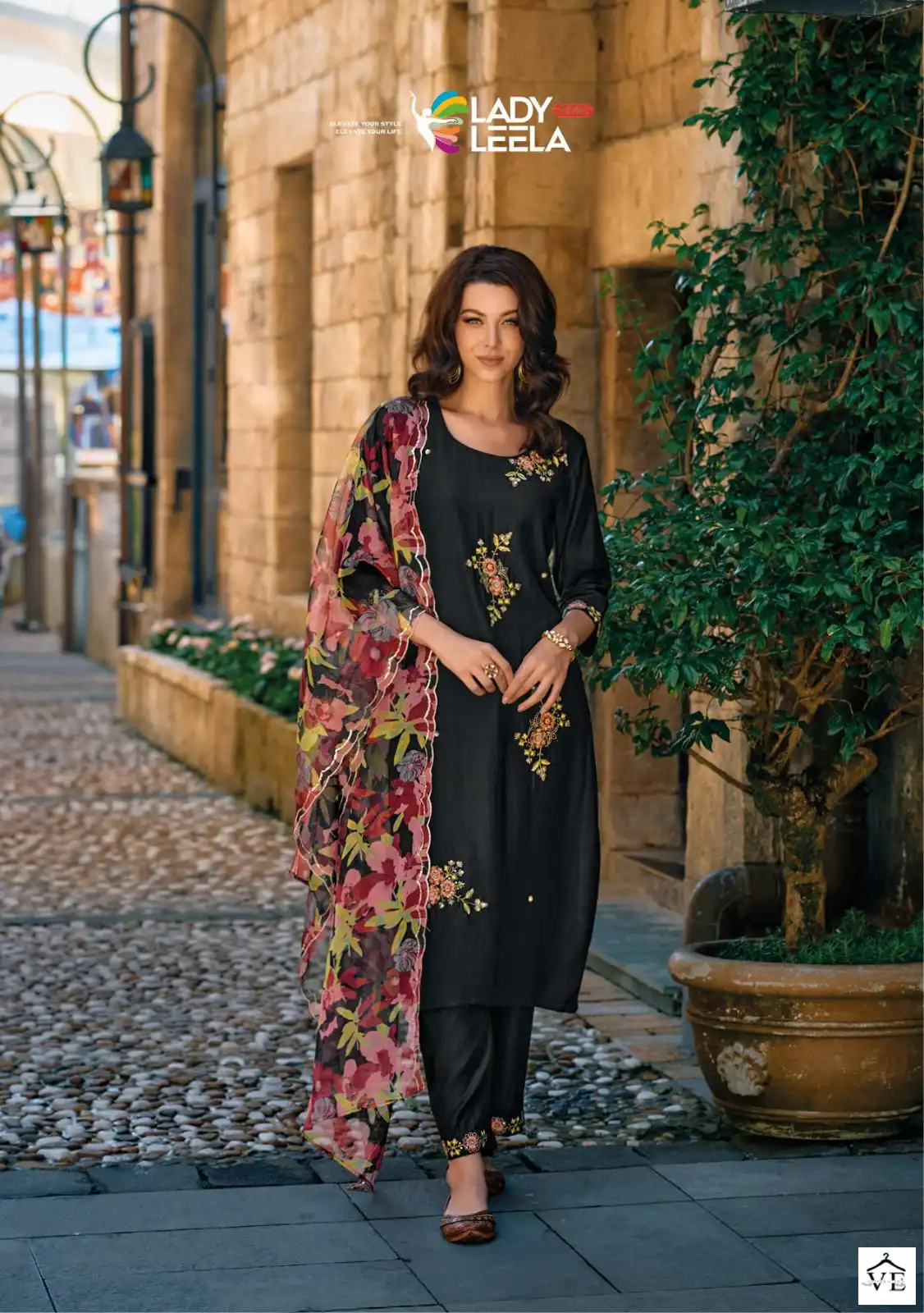 Leela Meher Pure Viscose Wholesale Readymade Salwar Suit Catalog — Wholesale Salwar Suits, Lady Leela wholesale from Surat - Gallery Image 6