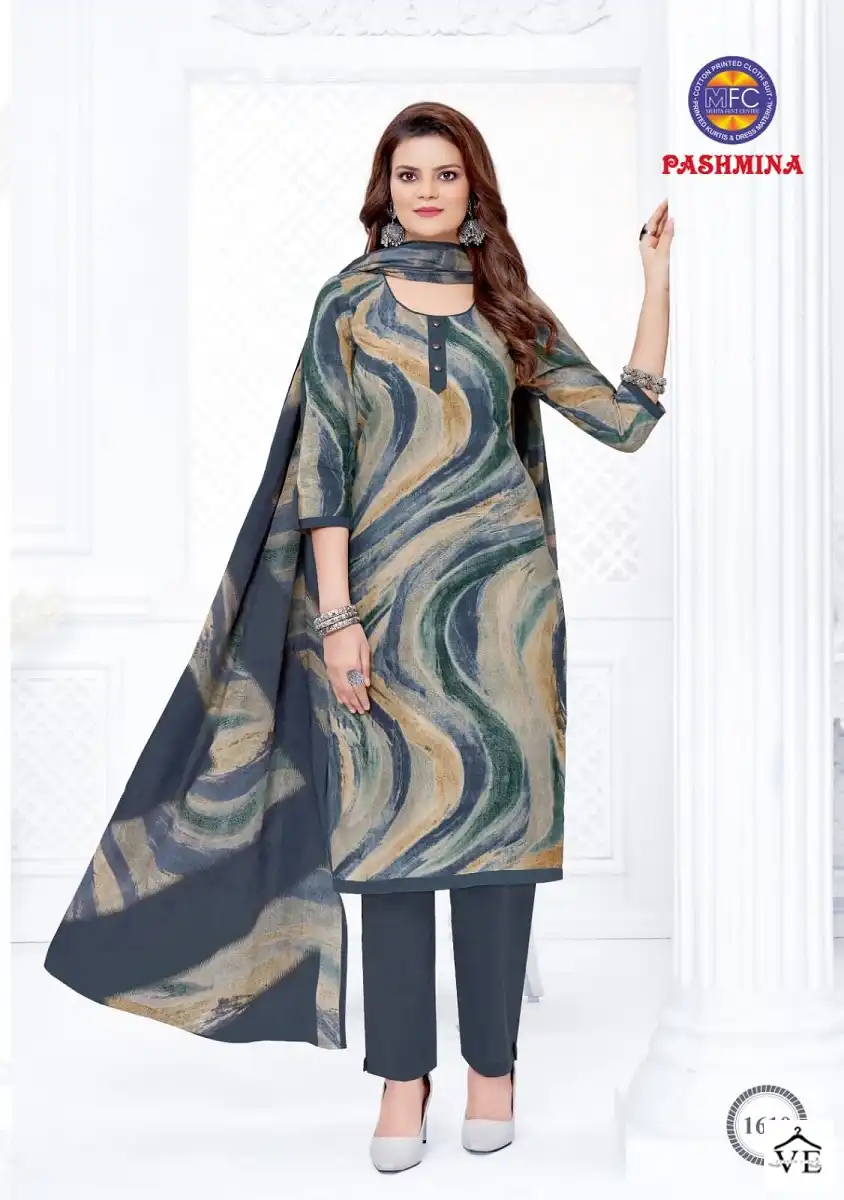 Mfc Pashmina Vol 16 Cotton Wholesale Salwar Suit Catalog — Wholesale Salwar Suits, MPA wholesale from Surat - Gallery Image 3