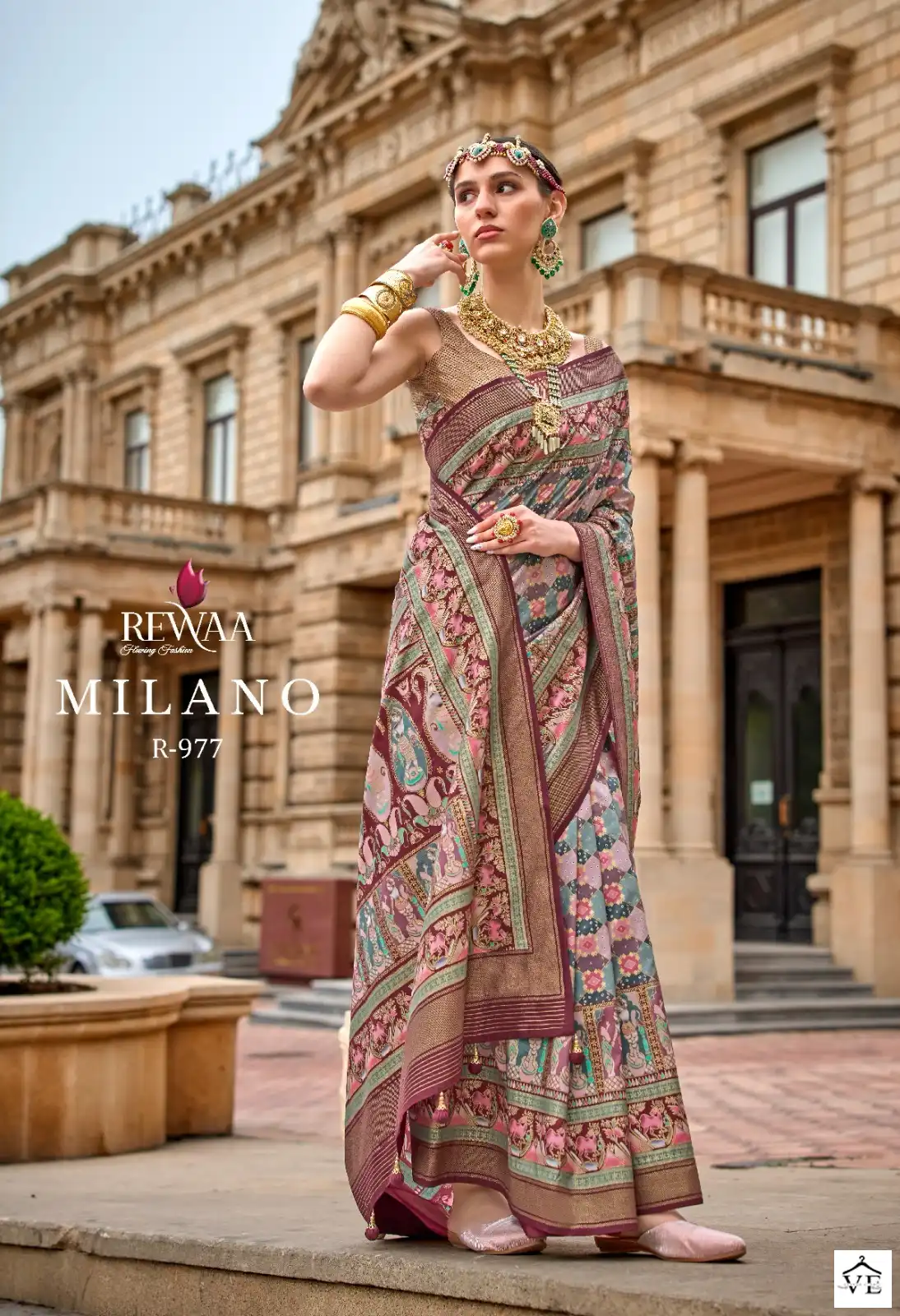 Rewaa Milano Superior V.P Silk Wholesale Fancy Sarees Catalog — Wholesale Sarees, MPA wholesale from Surat - Gallery Image 3
