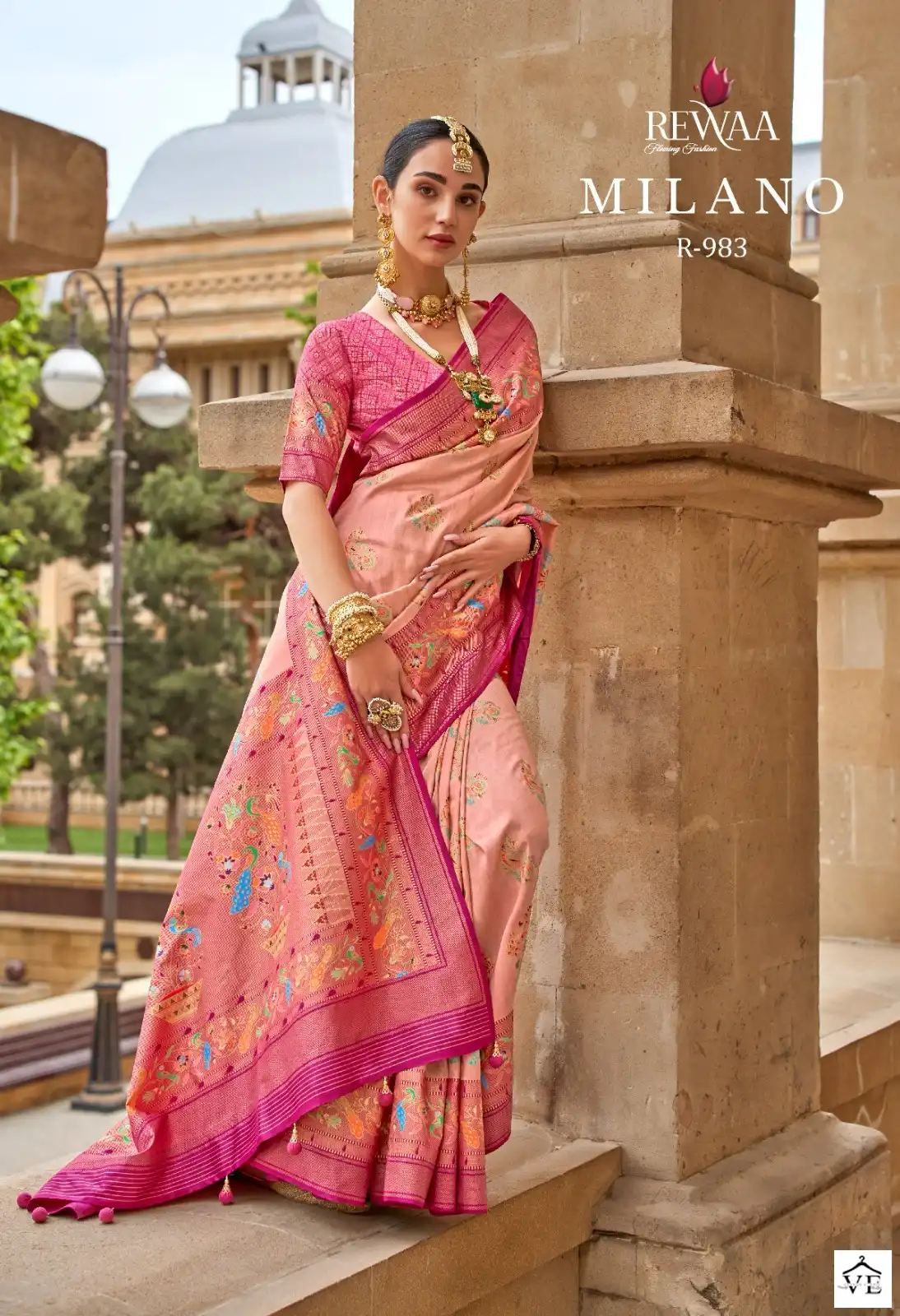 Rewaa Milano Superior V.P Silk Wholesale Fancy Sarees Catalog — Wholesale Sarees, MPA wholesale from Surat - Gallery Image 6