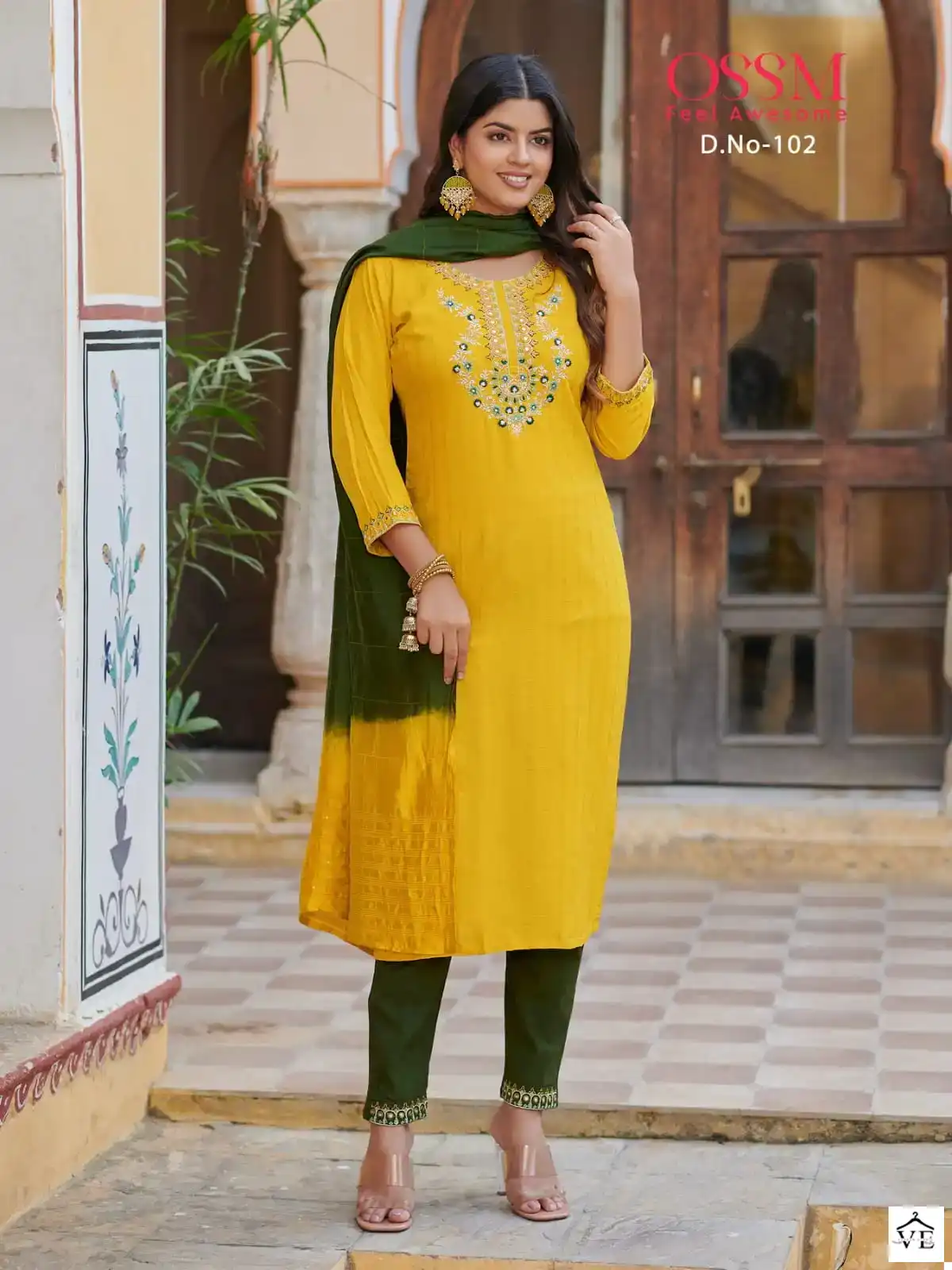 Ossm Millie Premium Fancy Viscos Jacquard Wholesale Designer Readymade Salwar Suit Catalog — Wholesale Salwar Suits, MPA wholesale from Surat - Gallery Image 4