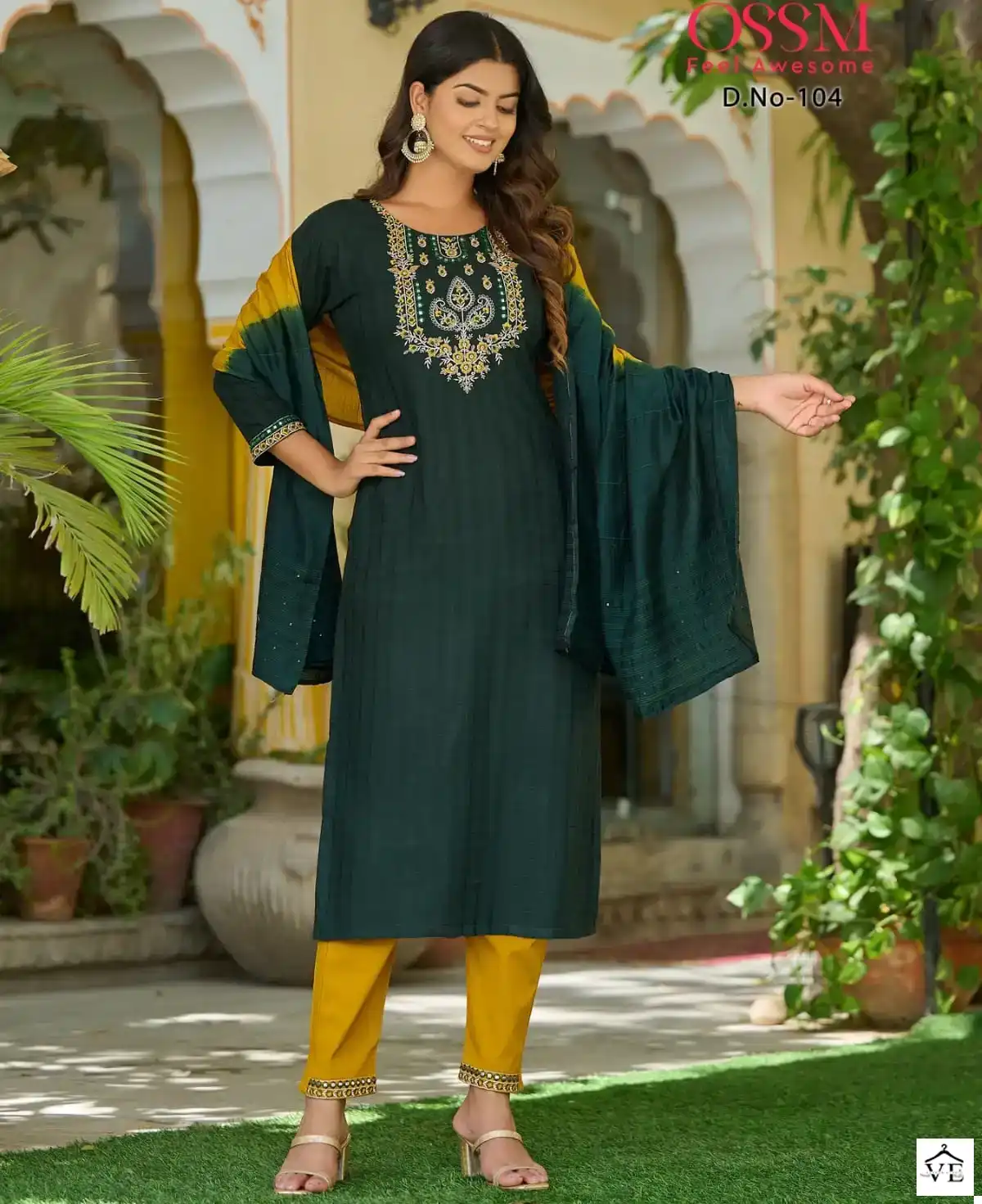 Ossm Millie Premium Fancy Viscos Jacquard Wholesale Designer Readymade Salwar Suit Catalog — Wholesale Salwar Suits, MPA wholesale from Surat — view 1