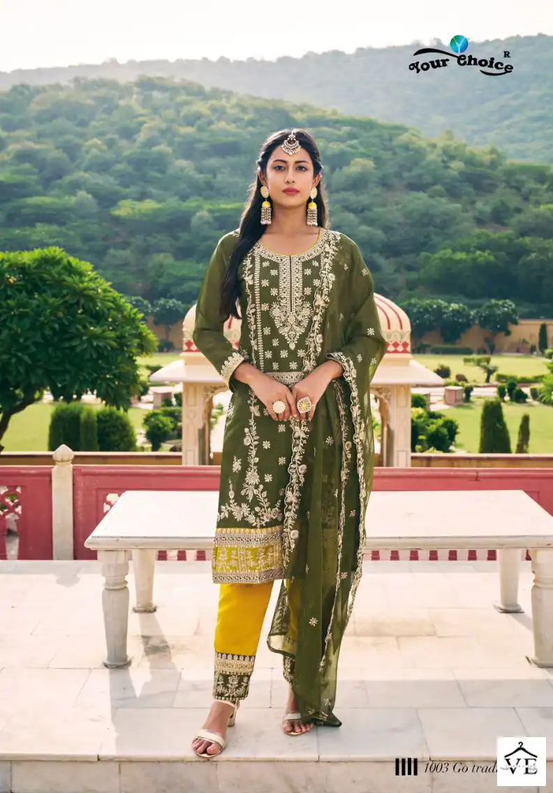 Your Choice Minnaz Cotton Wholesale Designer Readymade Salwar Suit Catalog — Wholesale Salwar Suits, MPA wholesale from Surat - Gallery Image 3