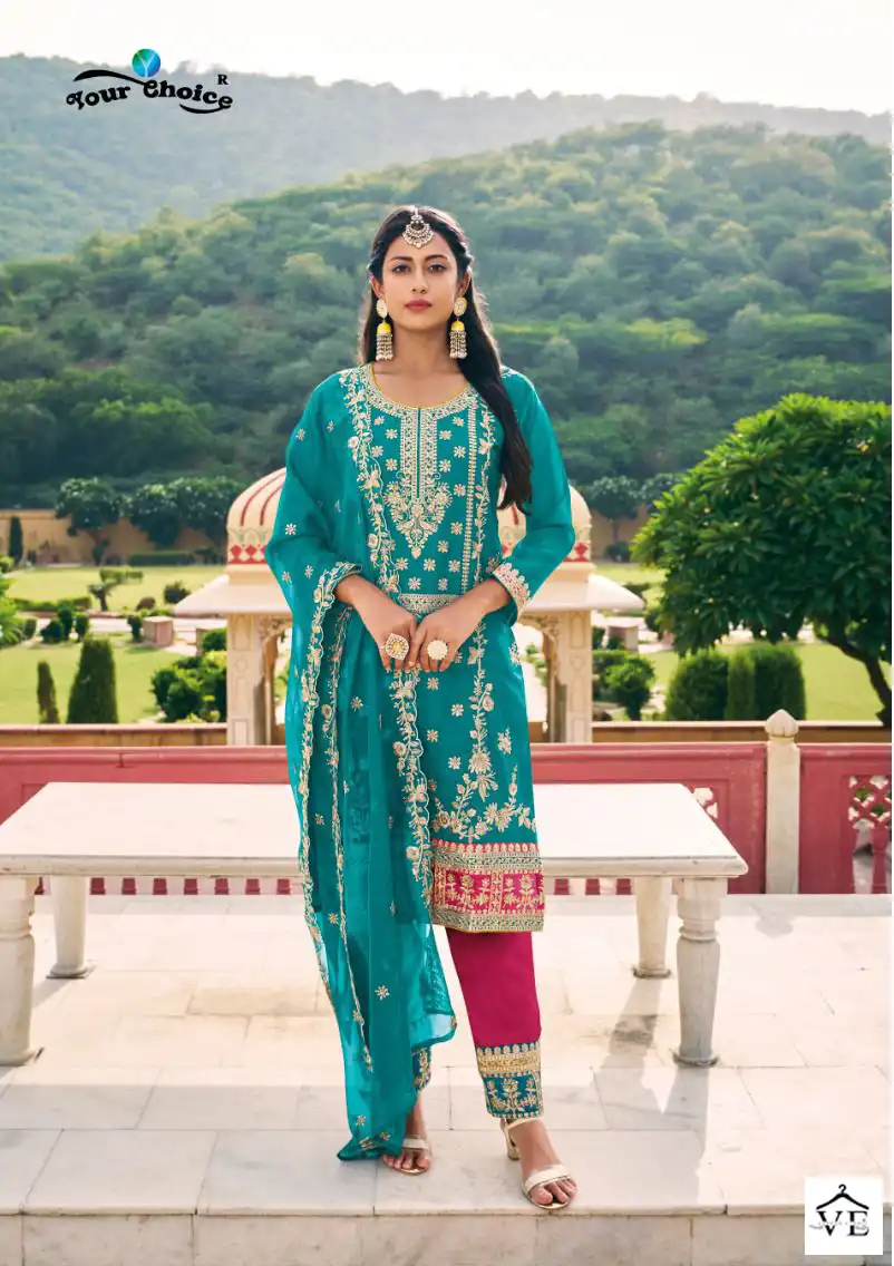 Your Choice Minnaz Cotton Wholesale Designer Readymade Salwar Suit Catalog — Wholesale Salwar Suits, MPA wholesale from Surat - Gallery Image 4