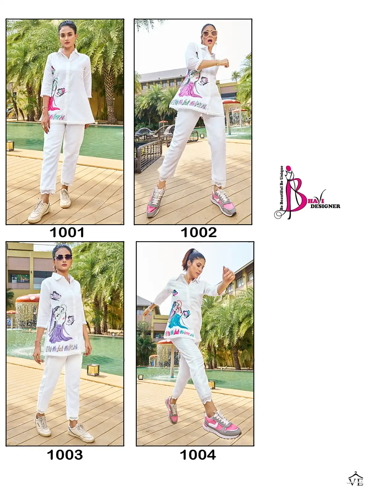 Bhavi Miss World Muslin Wholesale Shirt With Pant Cord Sets Catalog — Wholesale Kurtis, MPA wholesale from Surat — view 5