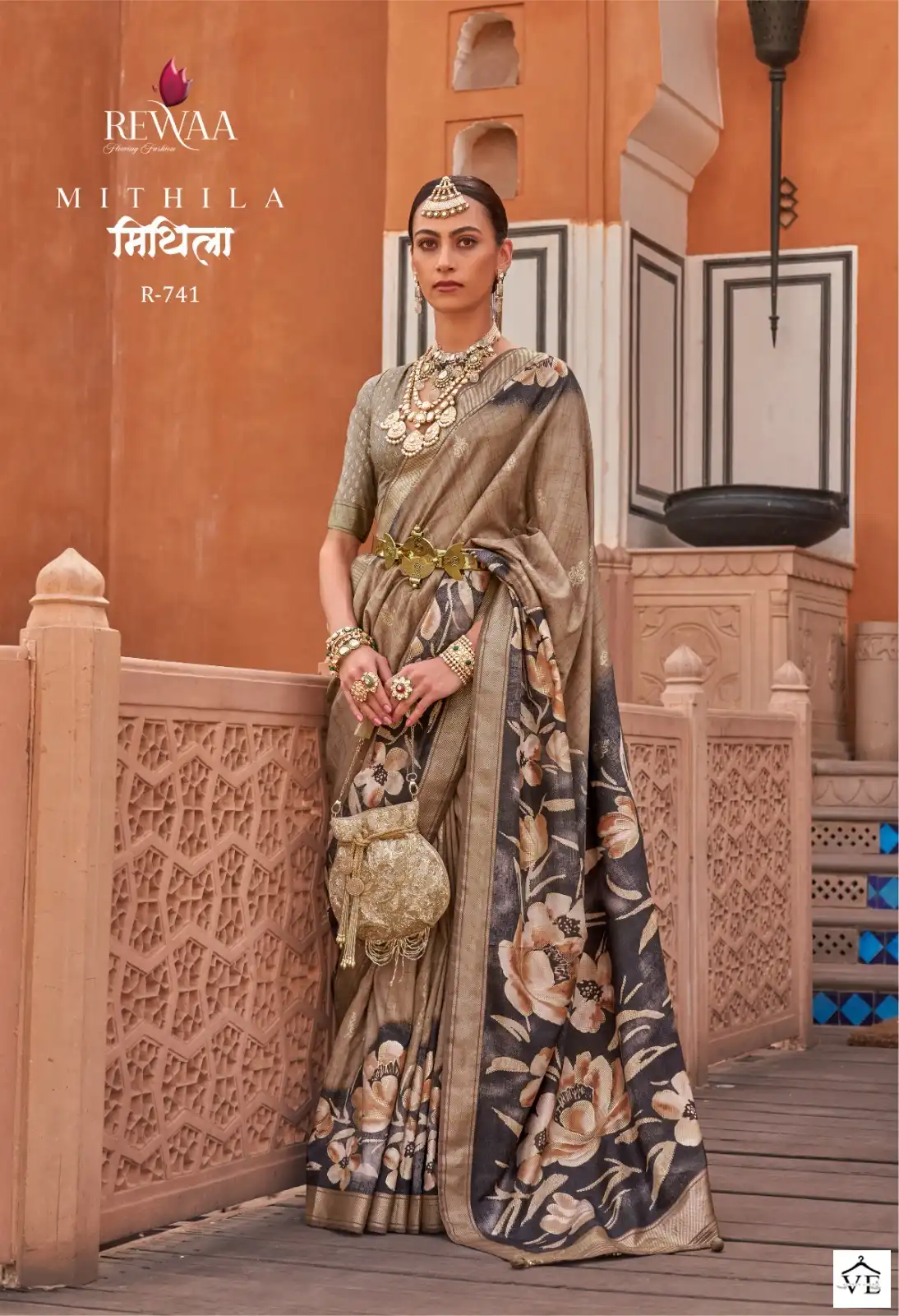 Rewaa Mithila V.P.Silk Wholesale Saree Catalog - Image 8