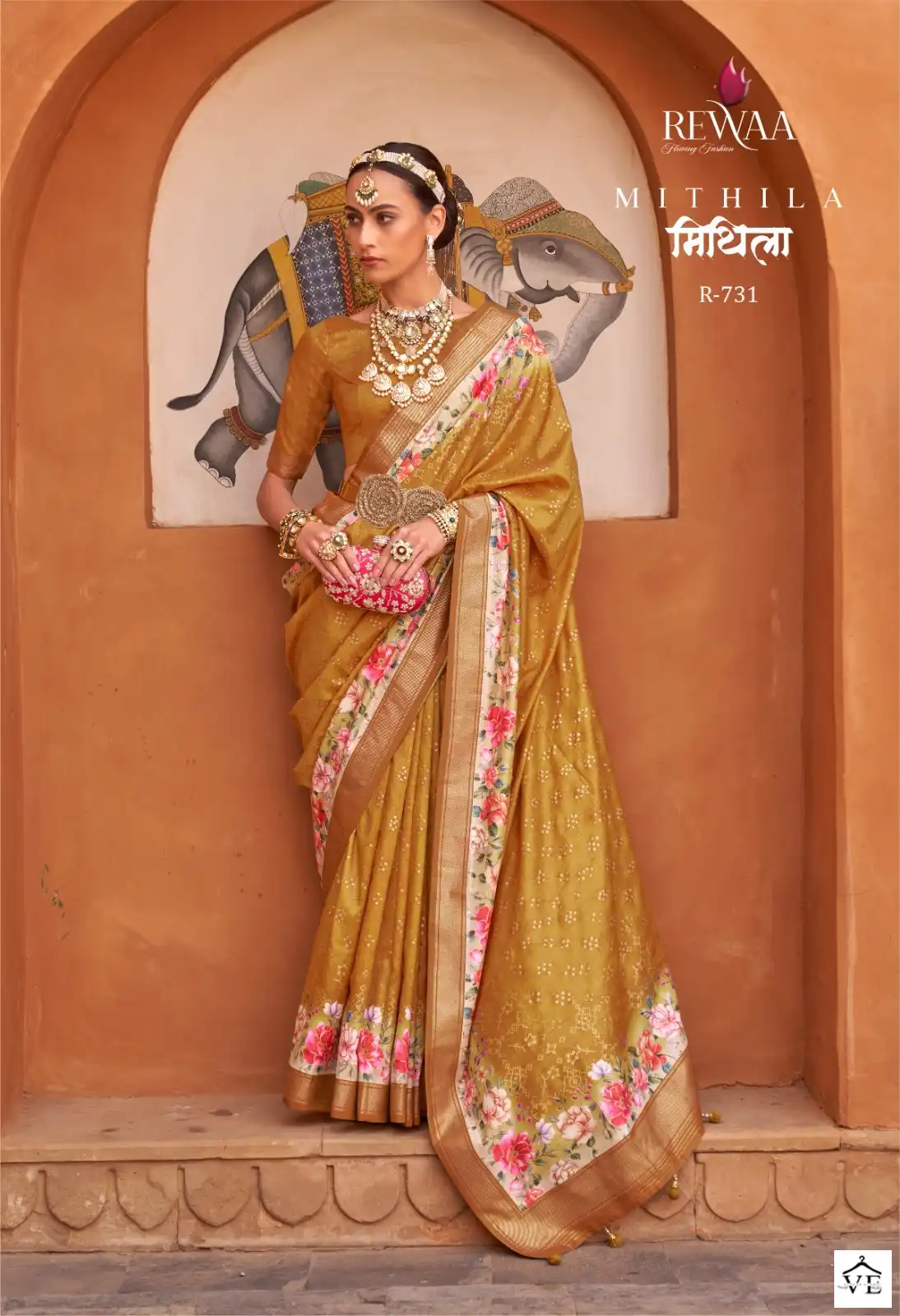Rewaa Mithila V.P.Silk Wholesale Saree Catalog - Image 2