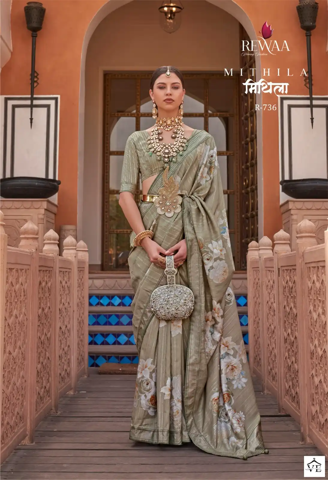 Rewaa Mithila V.P.Silk Wholesale Saree Catalog - Image 4