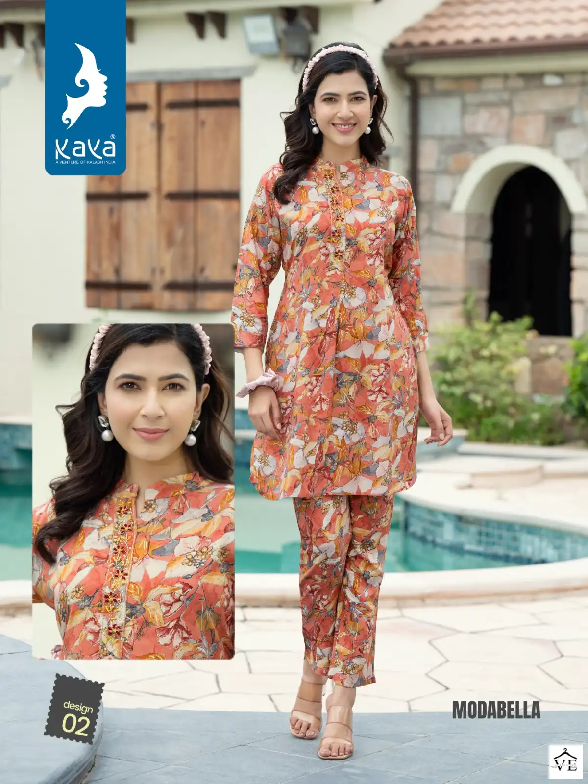 Kaya Modabella Rayon Wholesale Co-Ord Sets Catalog — Wholesale Kurtis, MPA wholesale from Surat — view 2