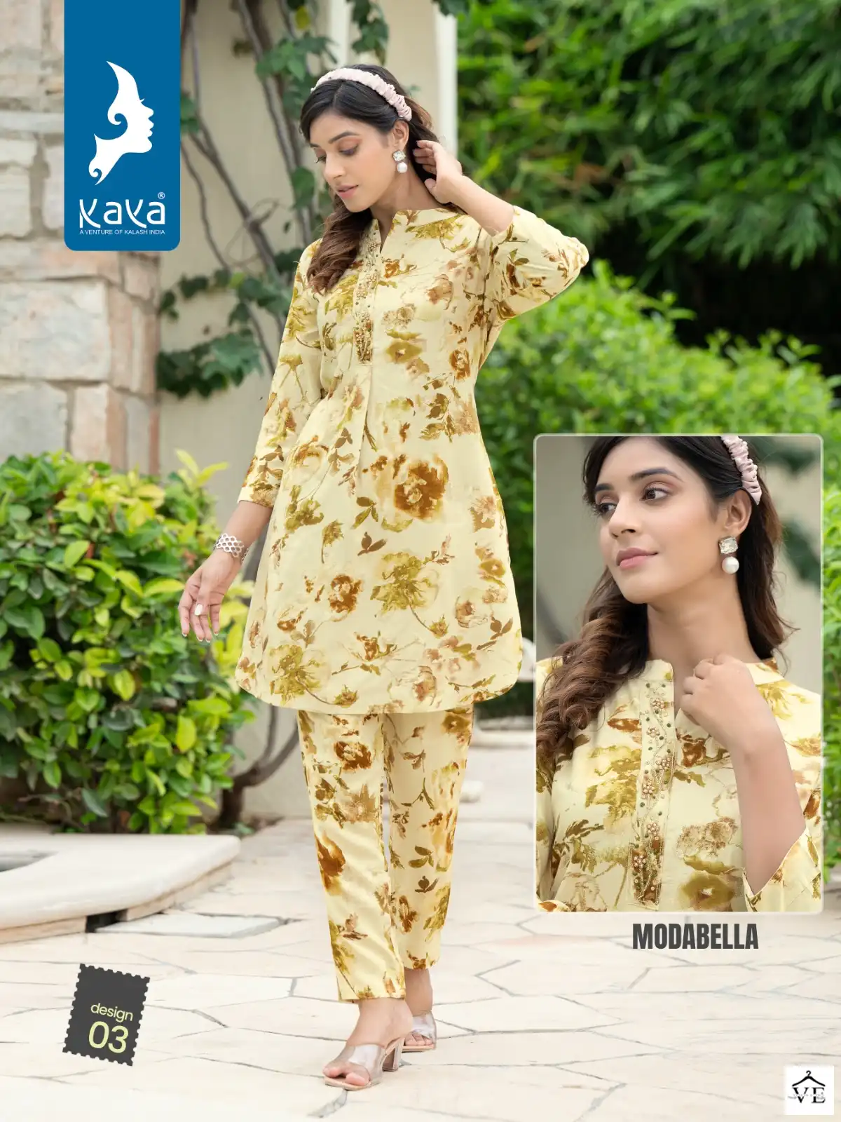 Kaya Modabella Rayon Wholesale Co-Ord Sets Catalog — Wholesale Kurtis, MPA wholesale from Surat — view 3