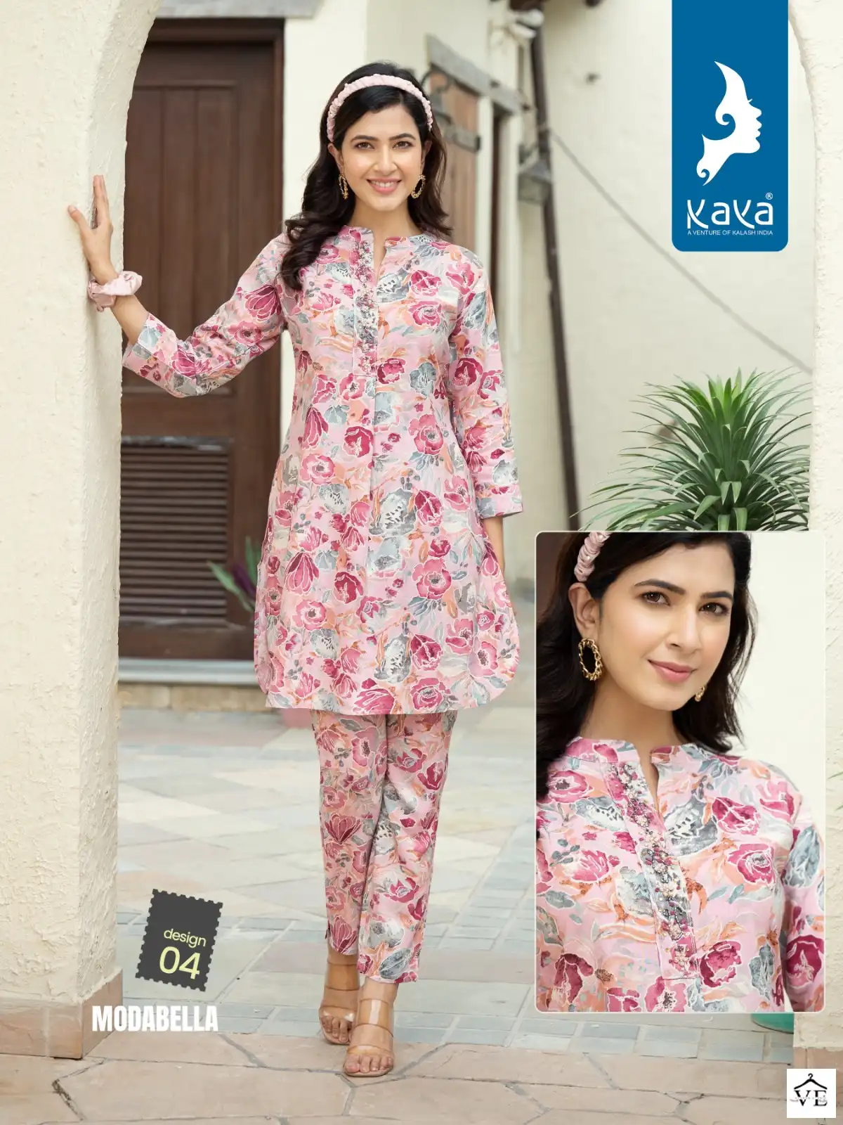Kaya Modabella Rayon Wholesale Co-Ord Sets Catalog — Wholesale Kurtis, MPA wholesale from Surat — view 4