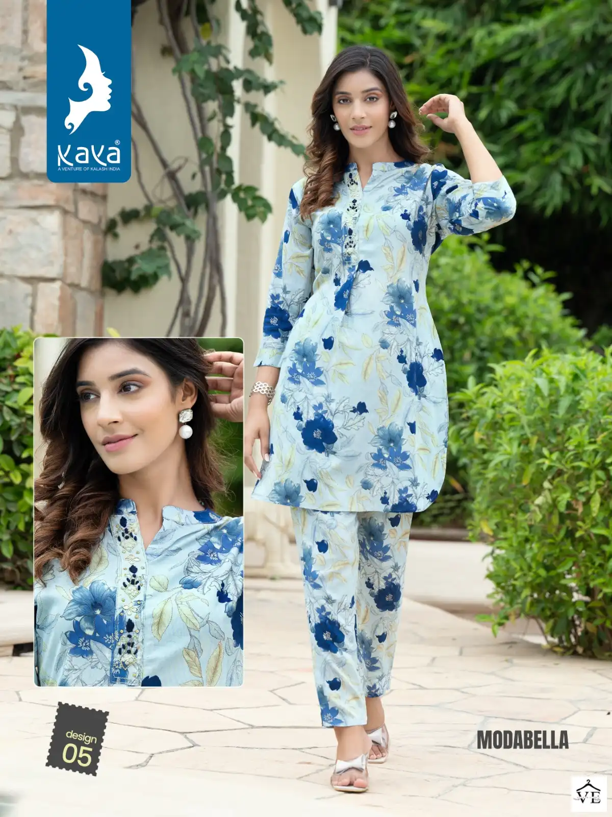 Kaya Modabella Rayon Wholesale Co-Ord Sets Catalog — Wholesale Kurtis, MPA wholesale from Surat — view 5