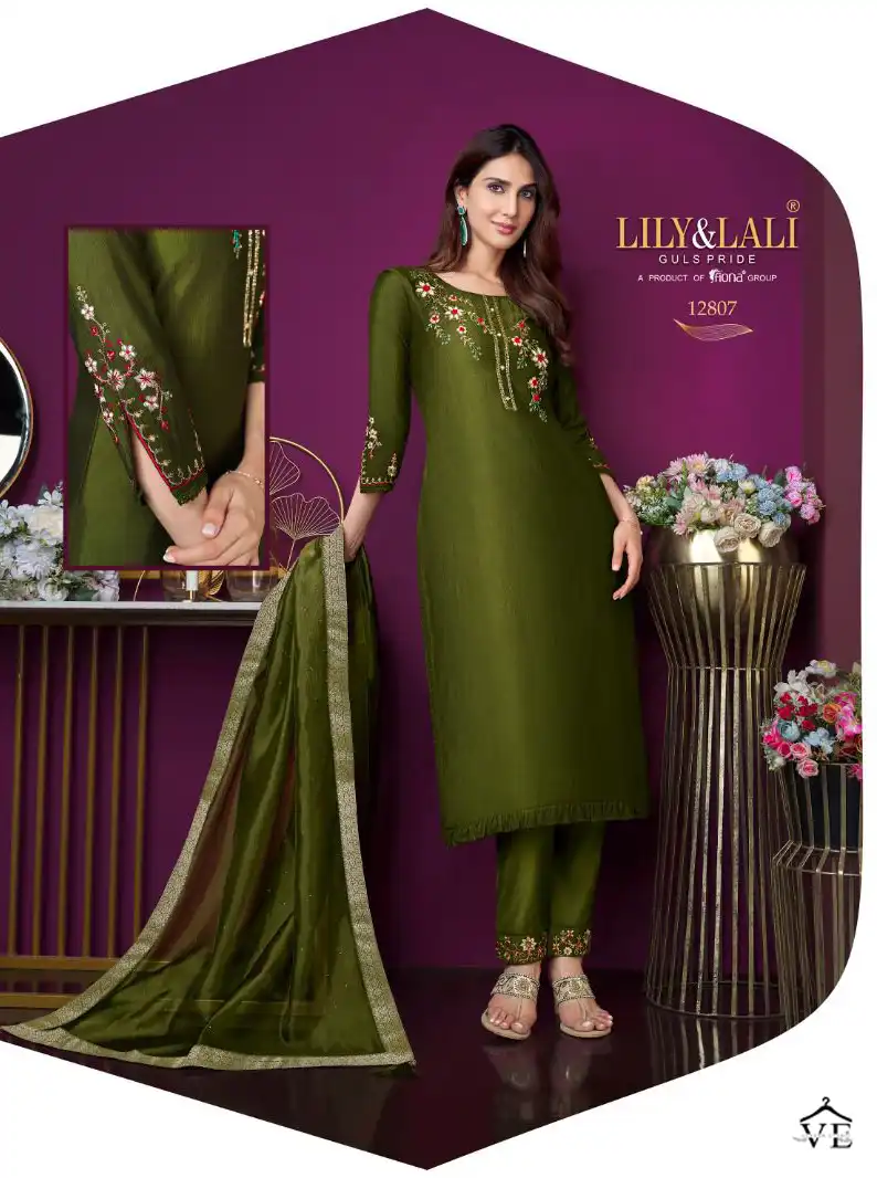 Lily & Lali Modern Ease Viscose Wholesale Designer Readymade Salwar Suit Catalog — Wholesale Salwar Suits, Lily & Lali wholesale from Surat - Gallery Image 6