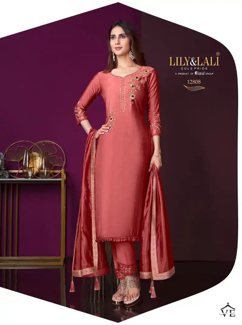 Lily & Lali Modern Ease Viscose Wholesale Designer Readymade Salwar Suit Catalog — Wholesale Salwar Suits, Lily & Lali wholesale from Surat - Gallery Image 8