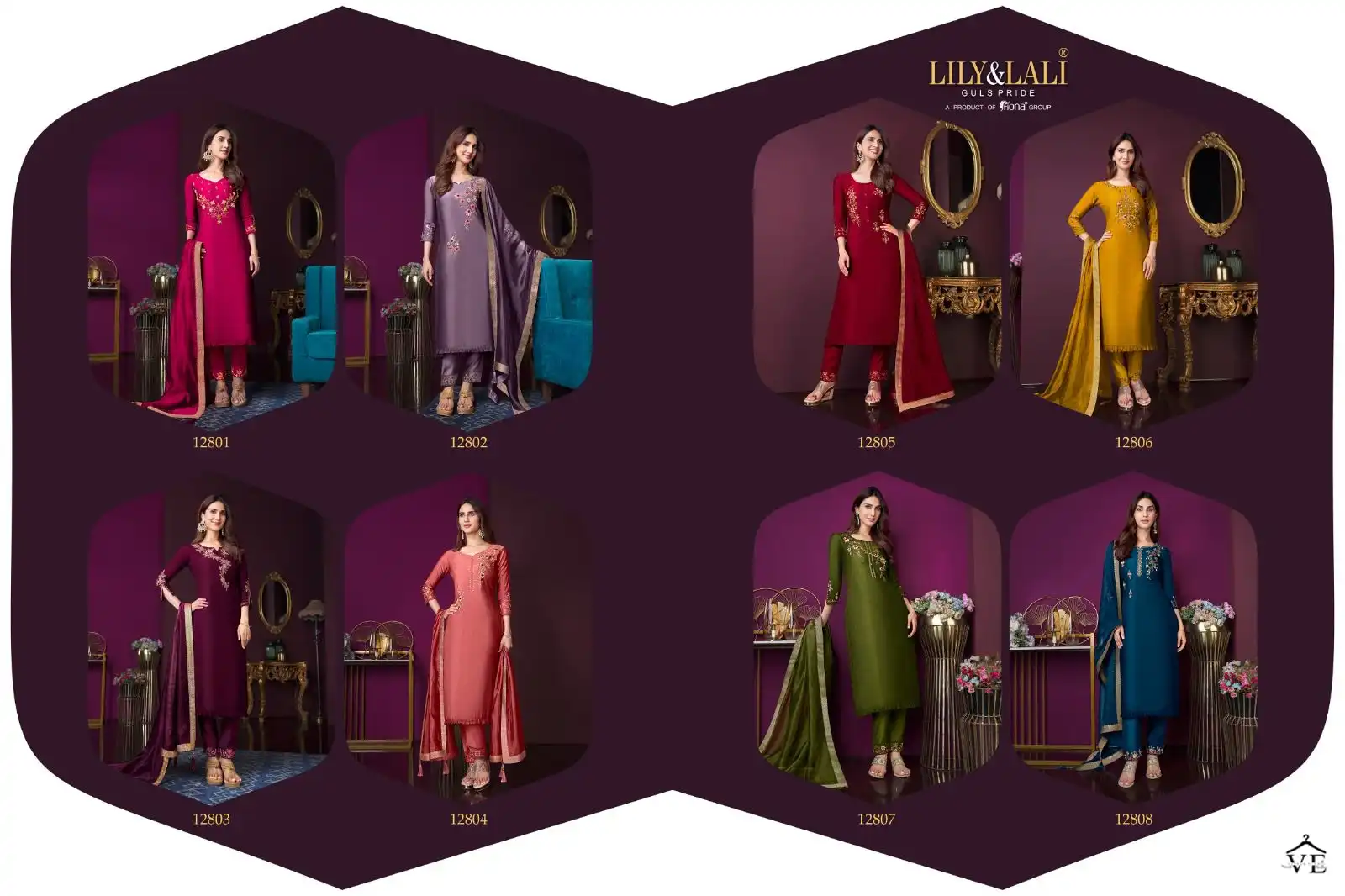 Lily &amp; Lali Modern Ease Viscose Wholesale Designer Readymade Salwar Suit Catalog — Wholesale Salwar Suits, Lily &amp; Lali wholesale from Surat — view 9