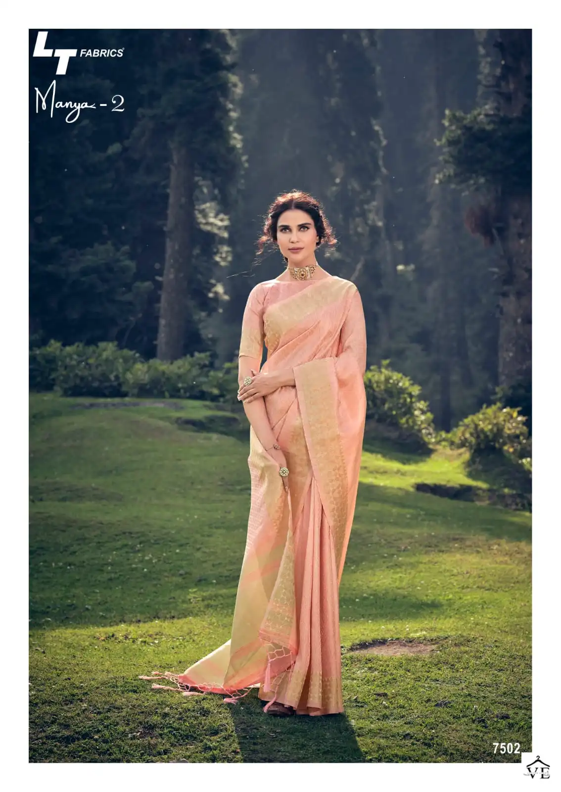 Lt Manya 2 Linen Tissue Wholesale Fancy Sarees Catalog — Wholesale Sarees, MPA wholesale from Surat - Gallery Image 4