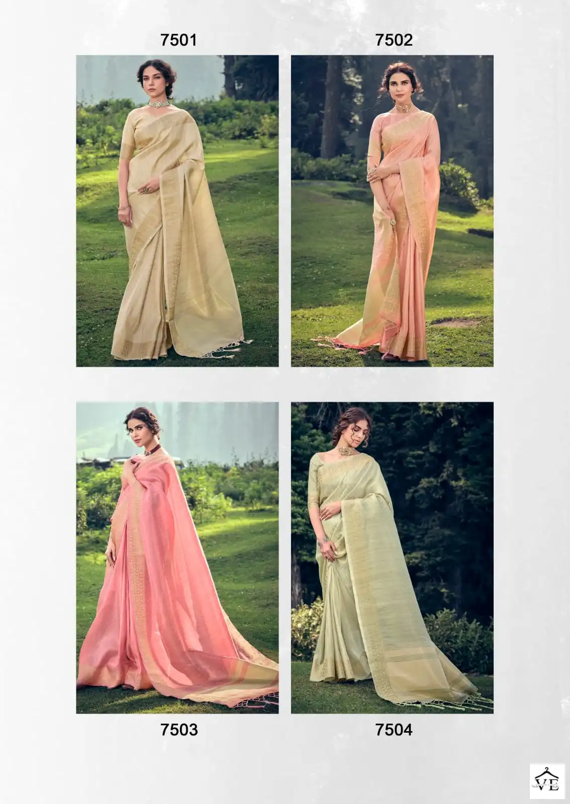 Lt Manya 2 Linen Tissue Wholesale Fancy Sarees Catalog — Wholesale Sarees, MPA wholesale from Surat — view 6