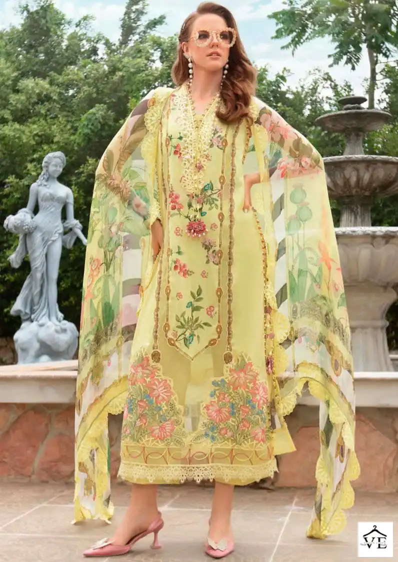 Deepsy Suits Maria B M Print Spring Summer 23 4 Pure Cotton Print Wholesale Pakistani Salwar Suit Catalog — Wholesale Salwar Suits, MPA wholesale from Surat — view 1