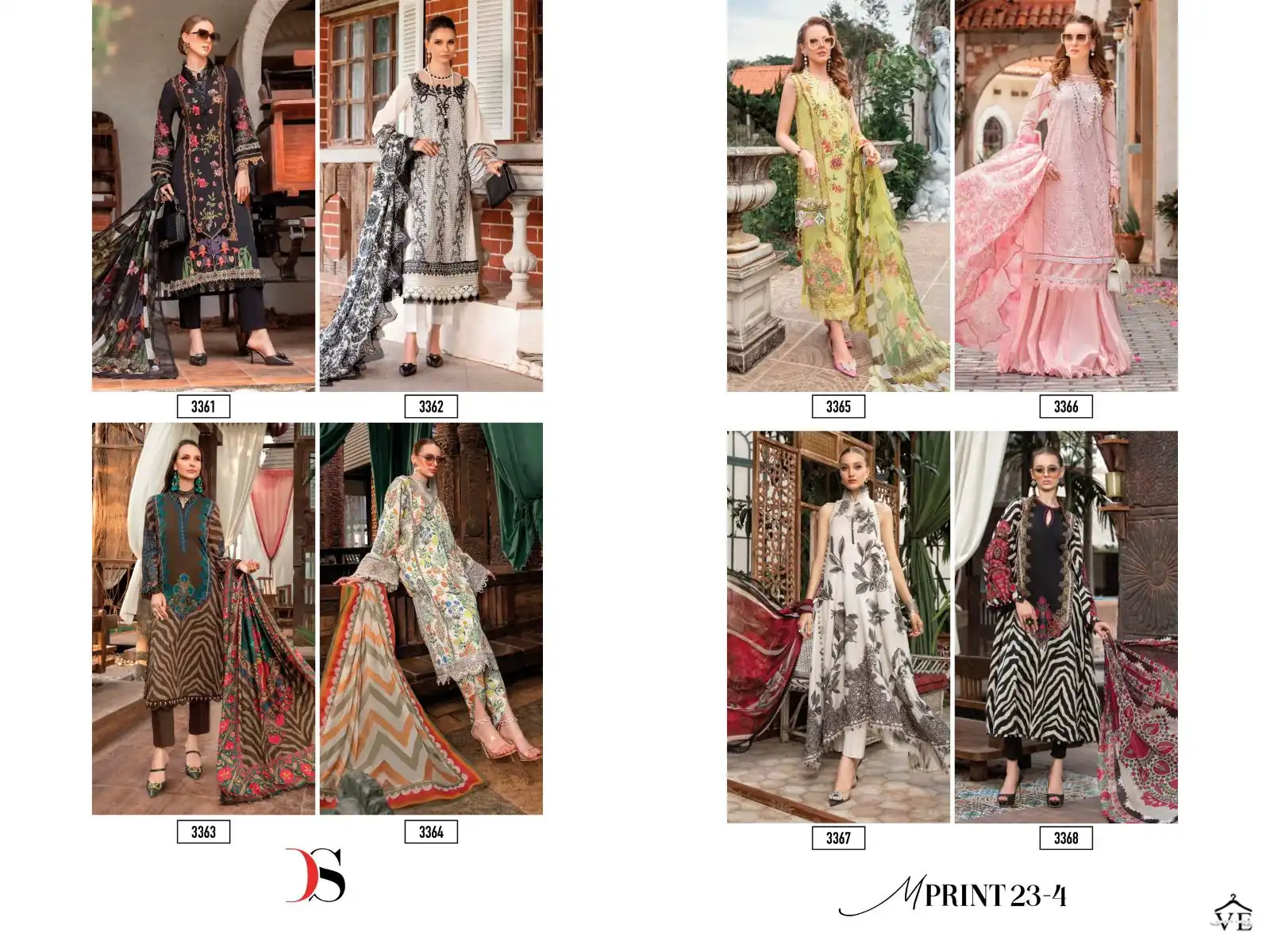 Deepsy Suits Maria B M Print Spring Summer 23 4 Pure Cotton Print Wholesale Pakistani Salwar Suit Catalog — Wholesale Salwar Suits, MPA wholesale from Surat — view 7
